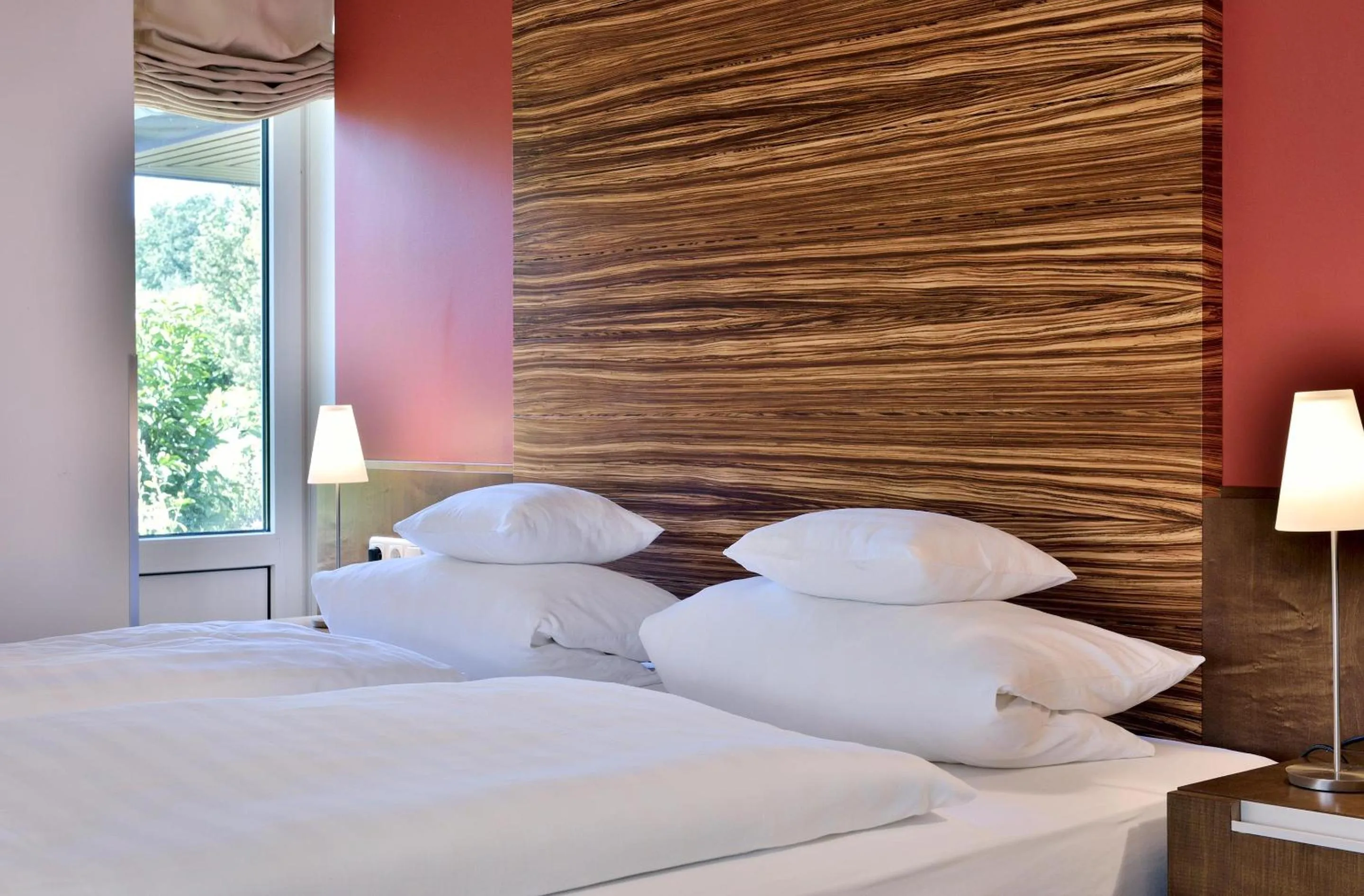 Bed in Köhlers Forsthaus Wellness & Genuss Hotel