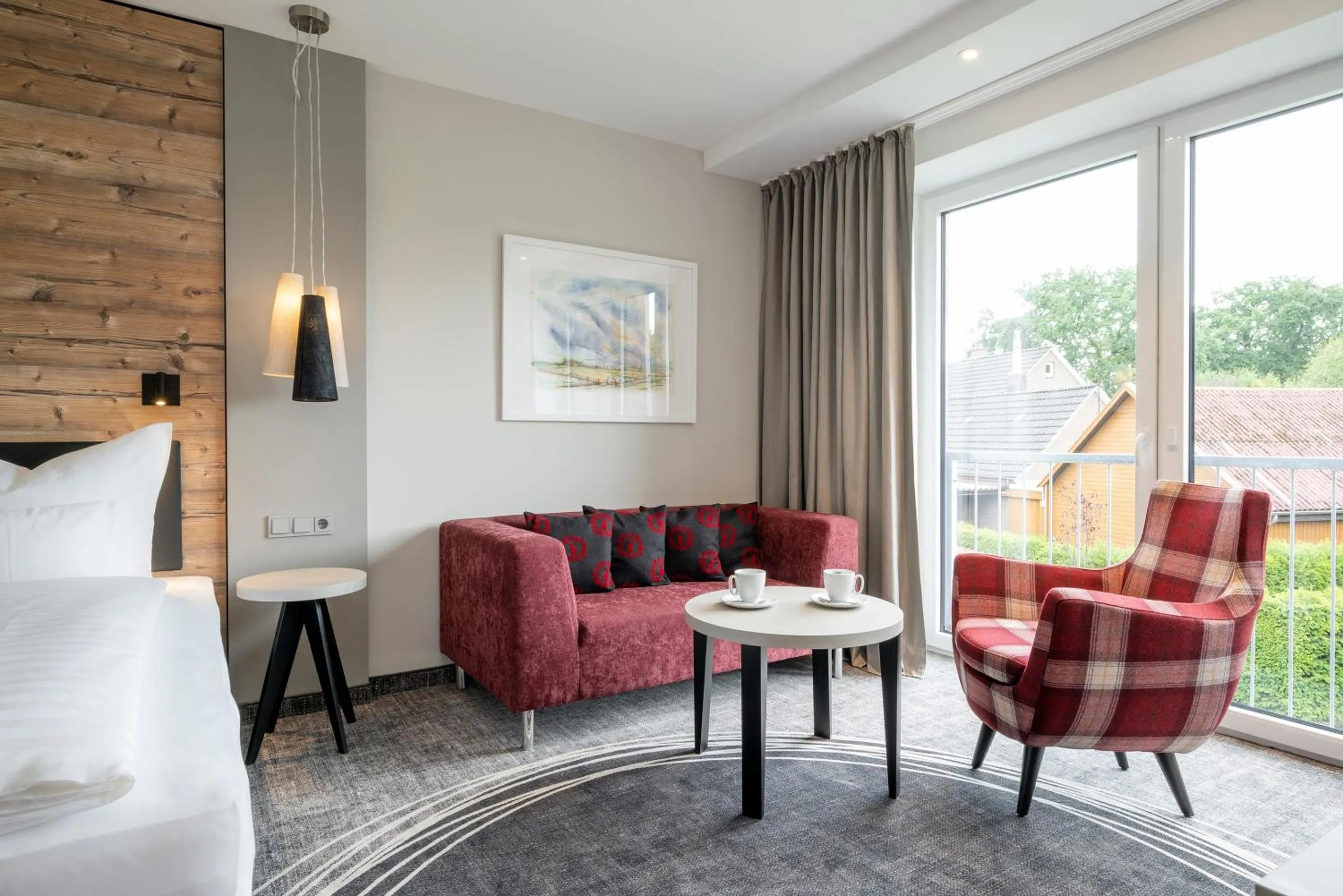 Bed in Köhlers Forsthaus Wellness & Genuss Hotel