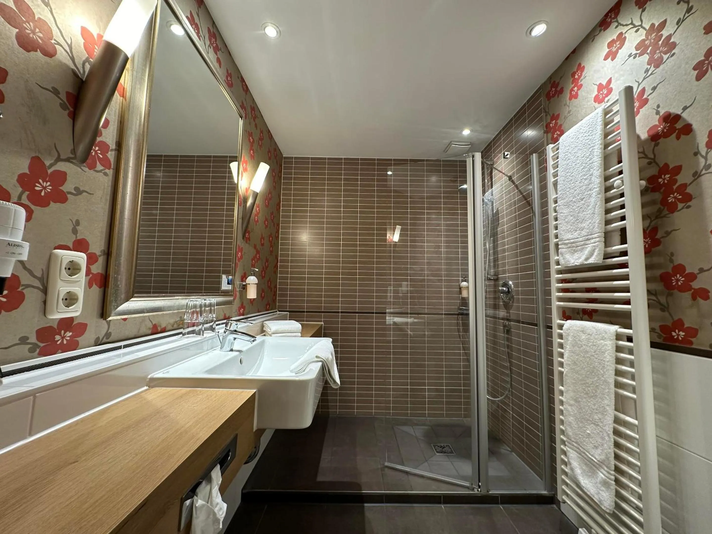 Shower in Köhlers Forsthaus Wellness & Genuss Hotel