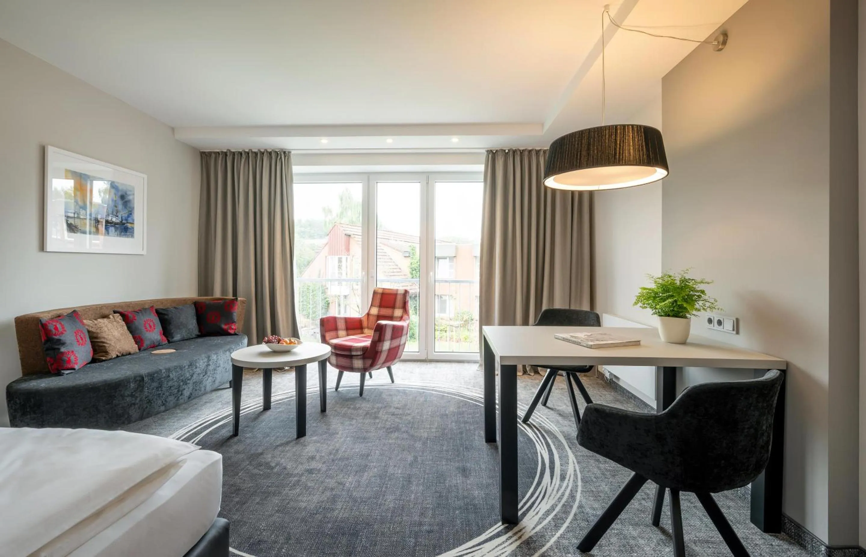 Bed in Köhlers Forsthaus Wellness & Genuss Hotel