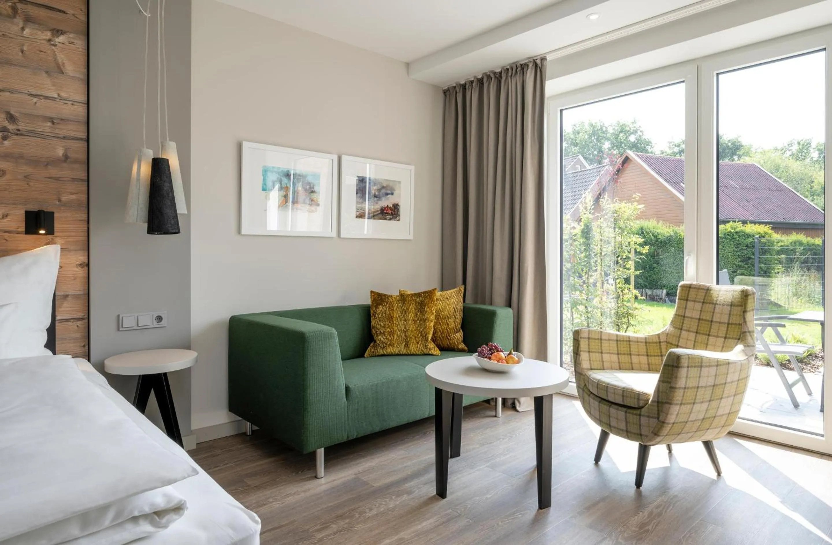 Bed in Köhlers Forsthaus Wellness & Genuss Hotel