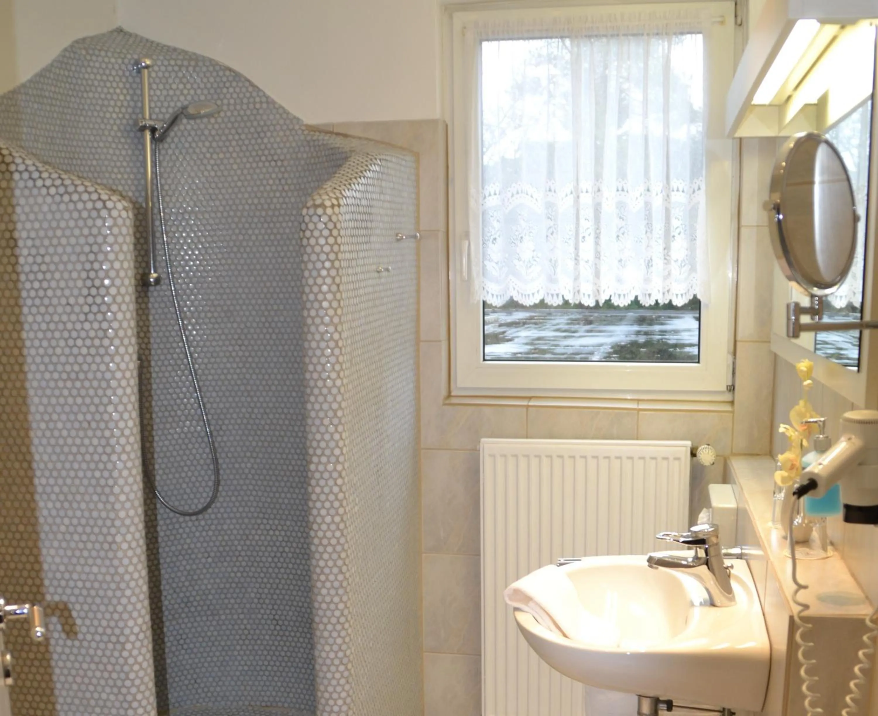 Shower in Köhlers Forsthaus Wellness & Genuss Hotel