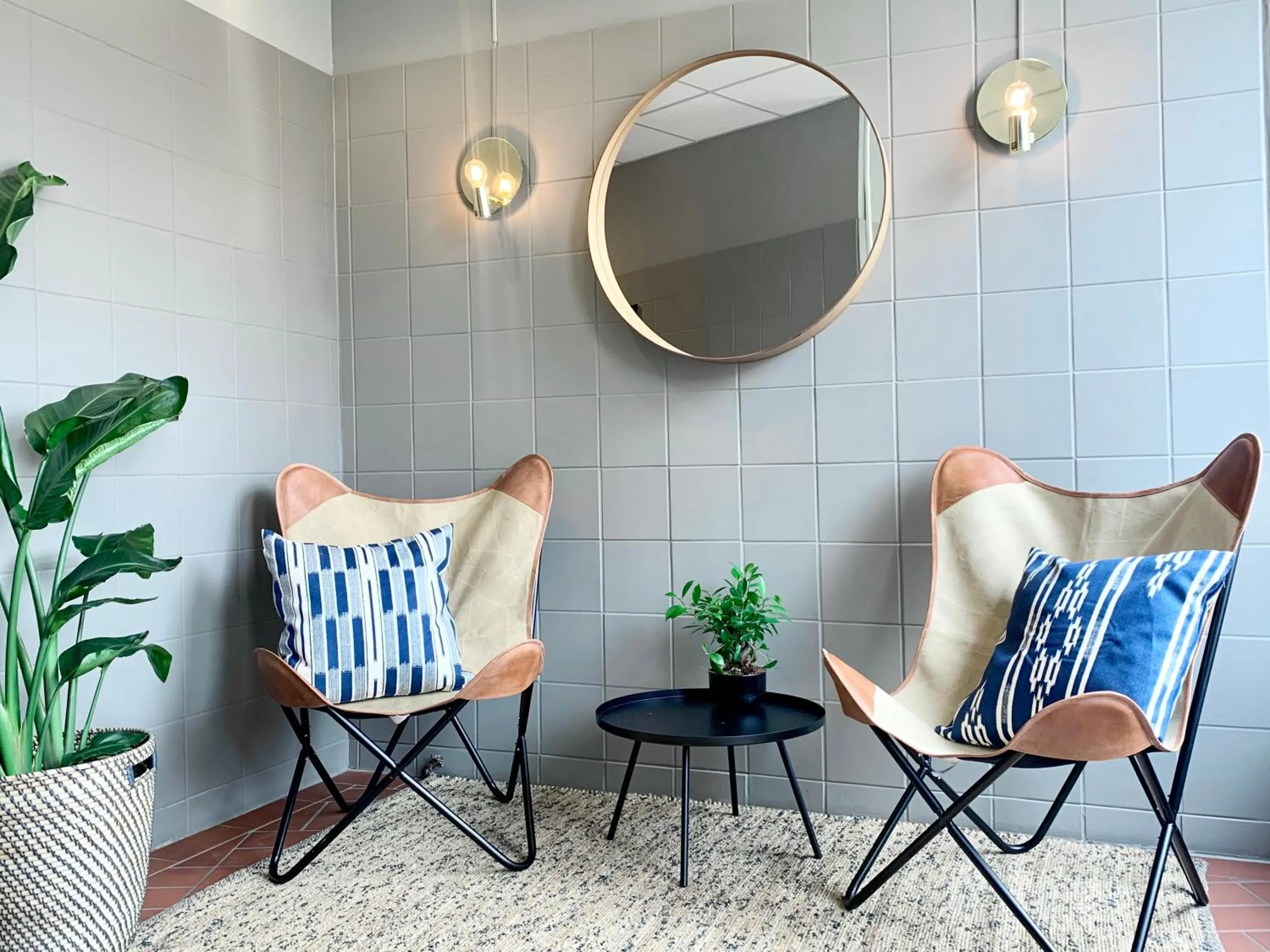 Seating area in Linnéplatsens Hotell & Vandrarhem