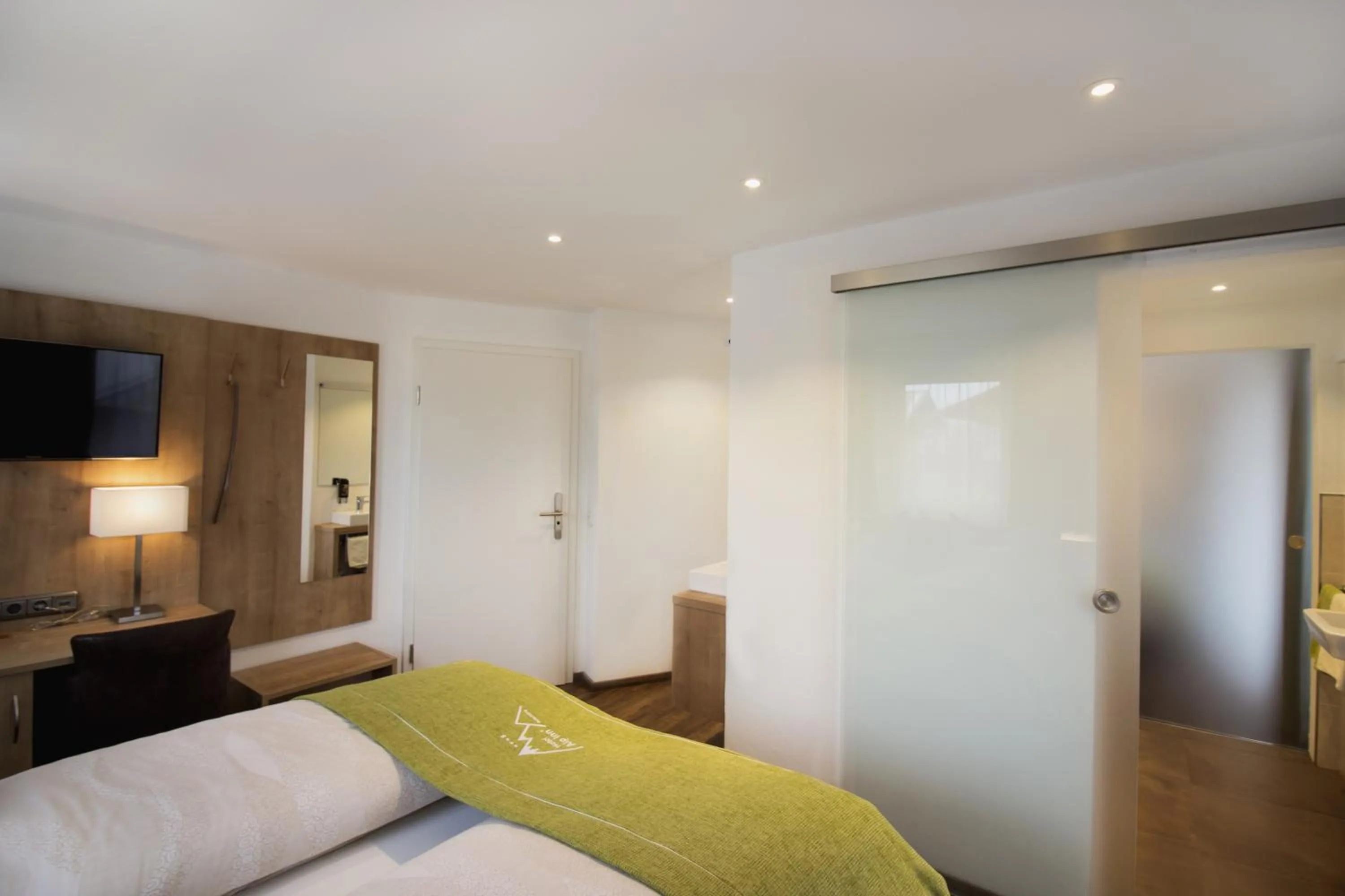 Photo of the whole room, Bed in Hotel Alp Inn - Chiemgaukarte inclusive