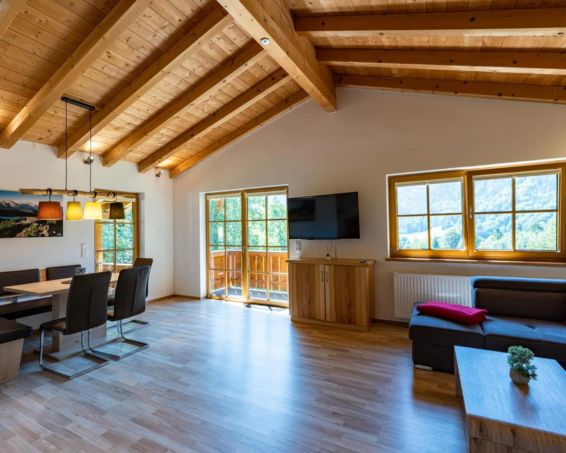 Living room in Hotel & Chalets Lampllehen