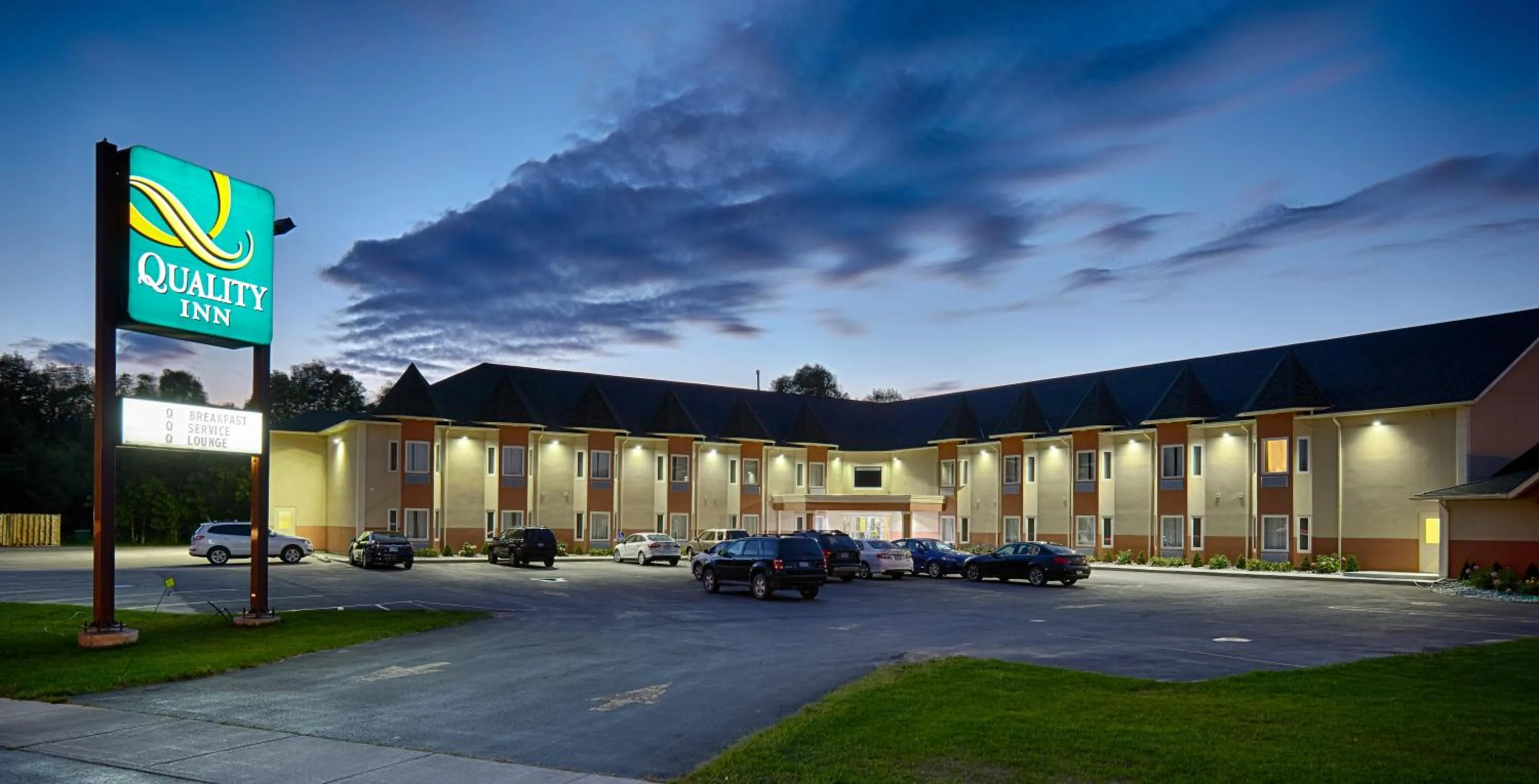 Text overlay in Quality Inn Southampton