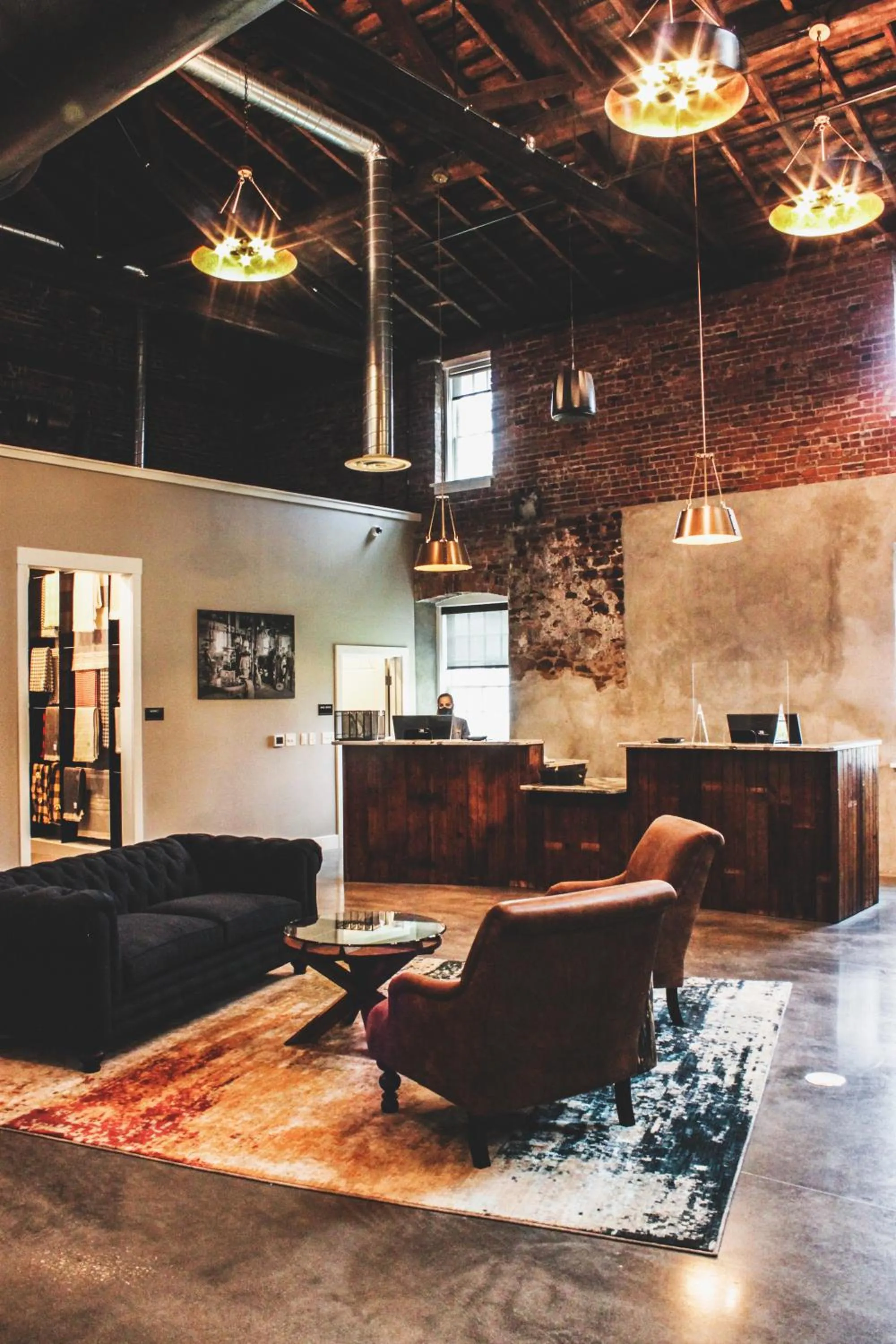 Lobby or reception in Hotel Millwright