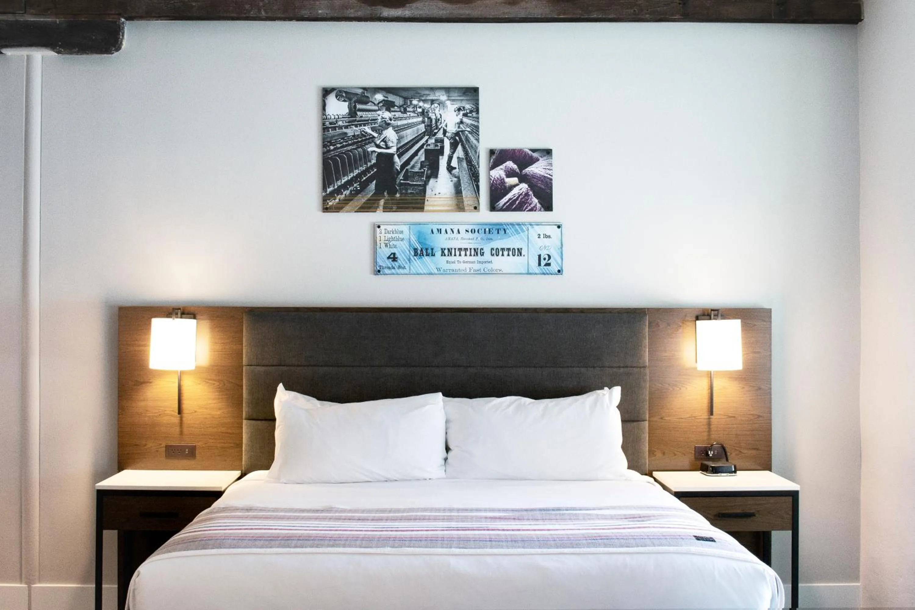 Bed in Hotel Millwright