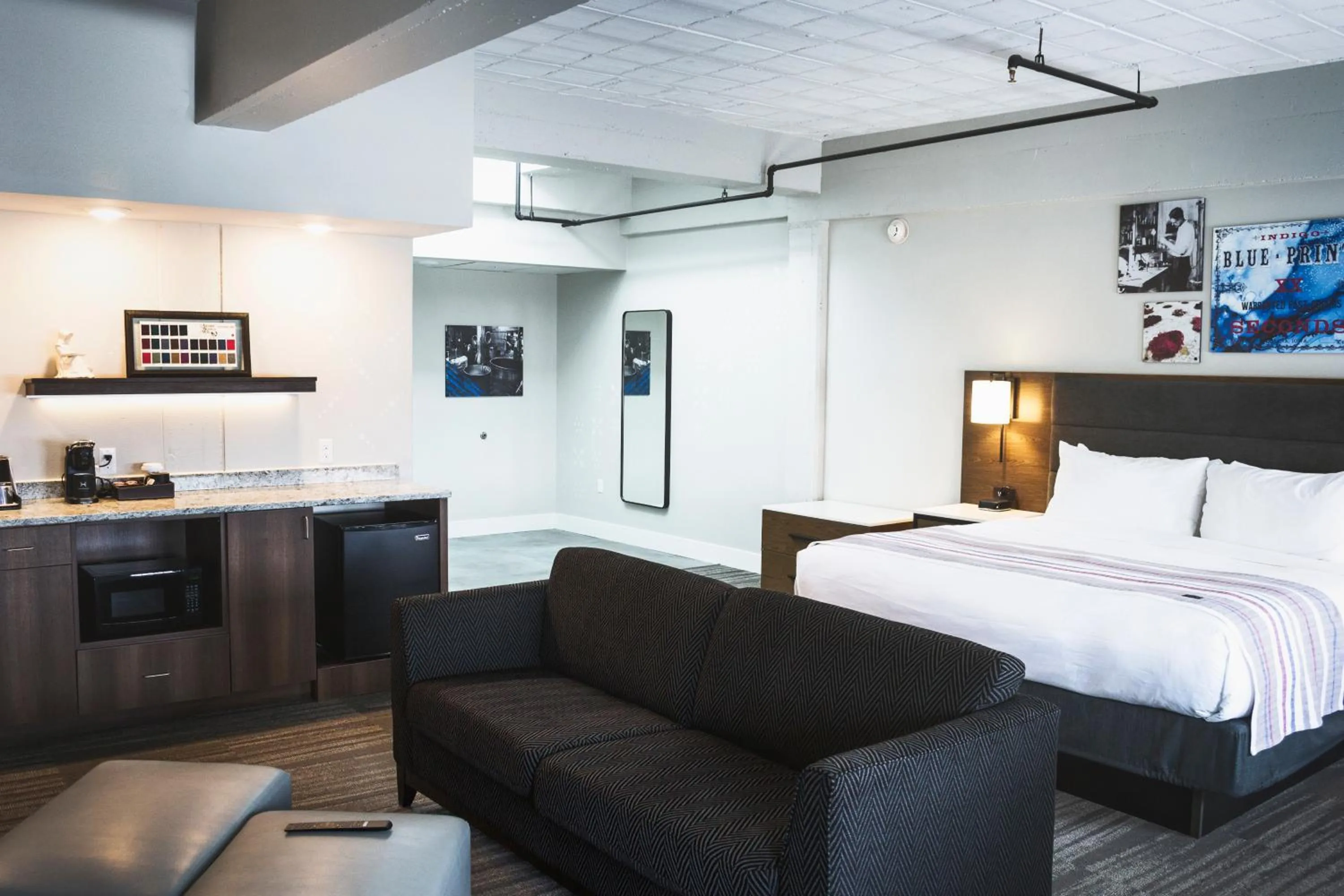 Bed in Hotel Millwright