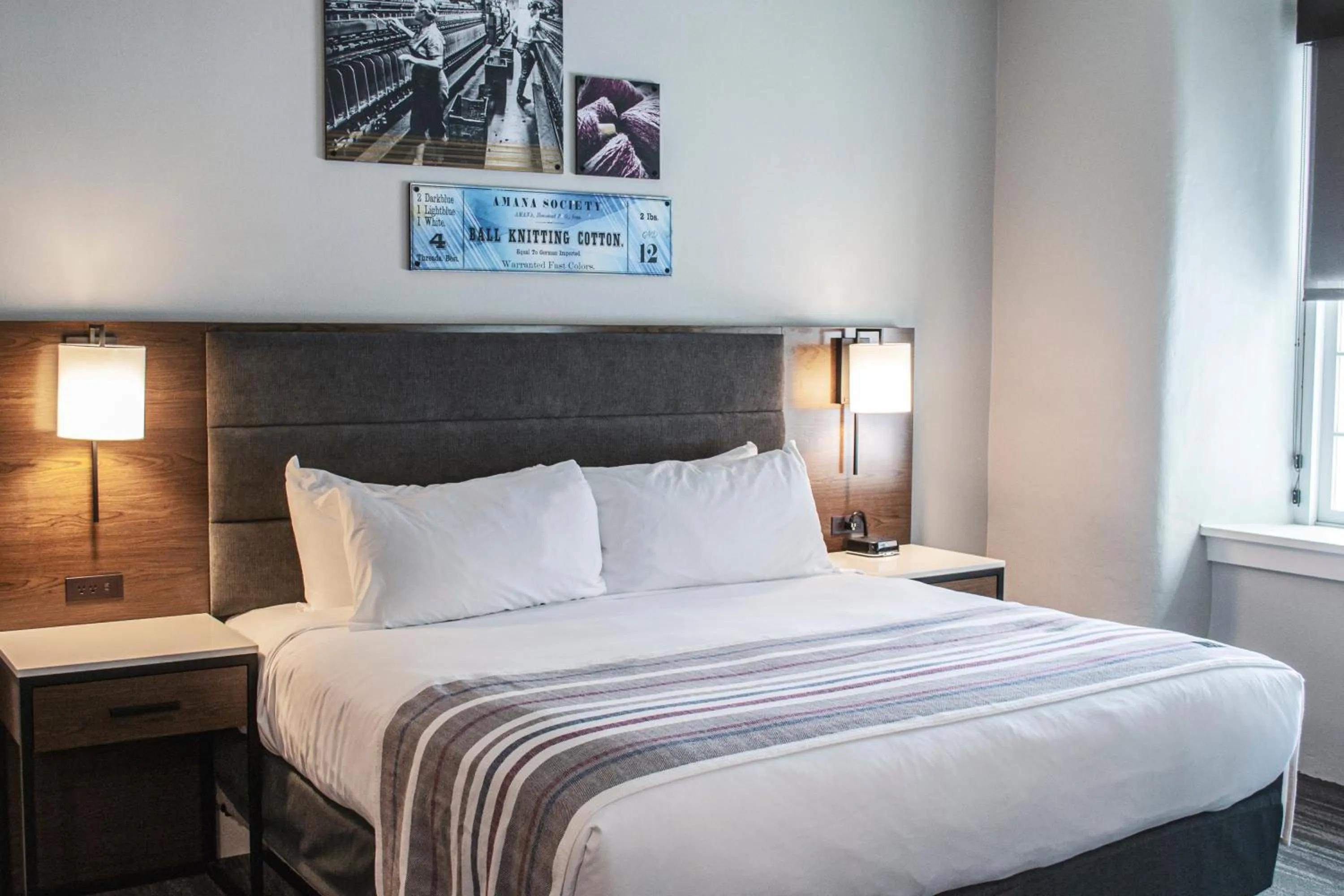 Bed in Hotel Millwright