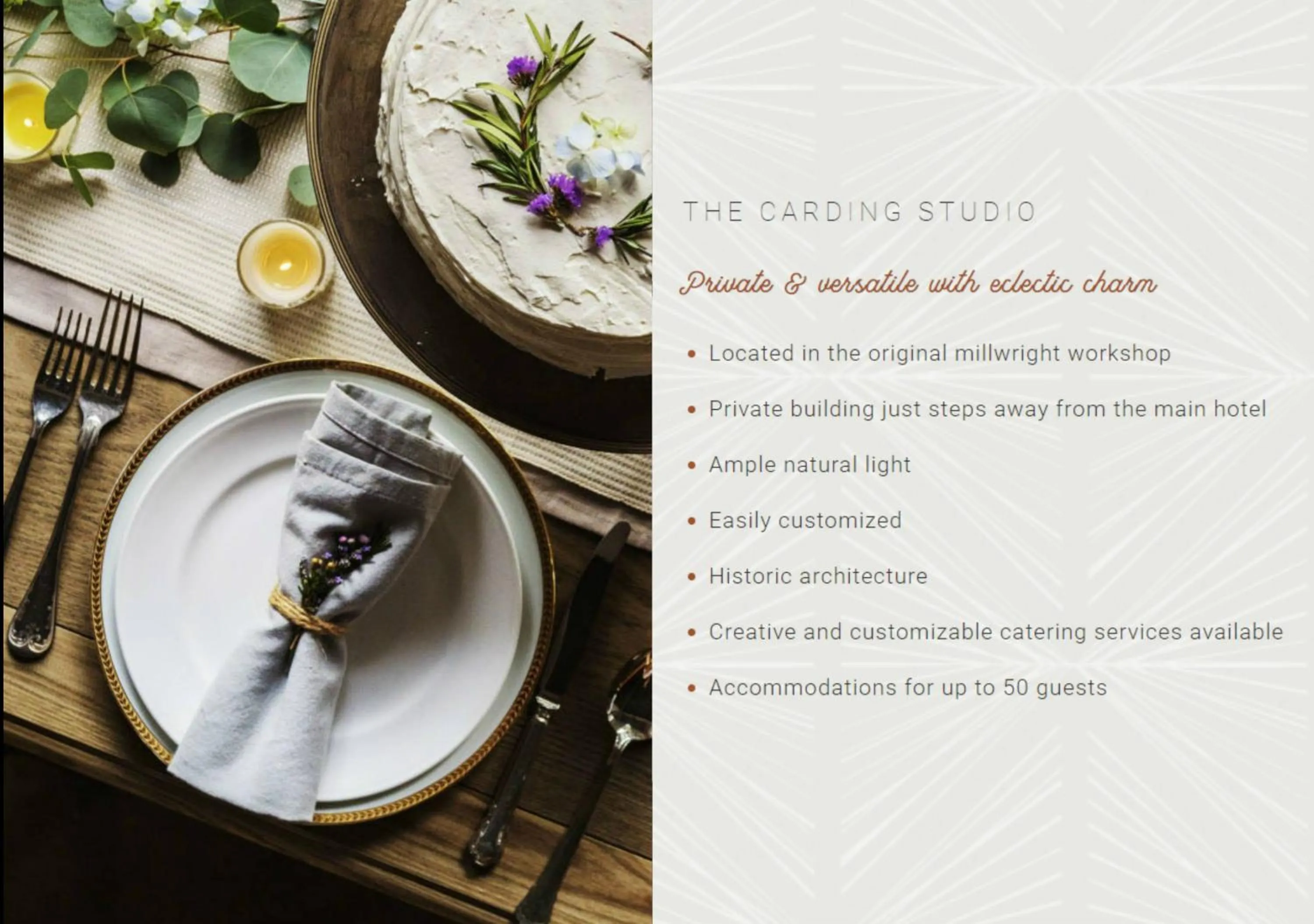 Meeting/conference room in Hotel Millwright