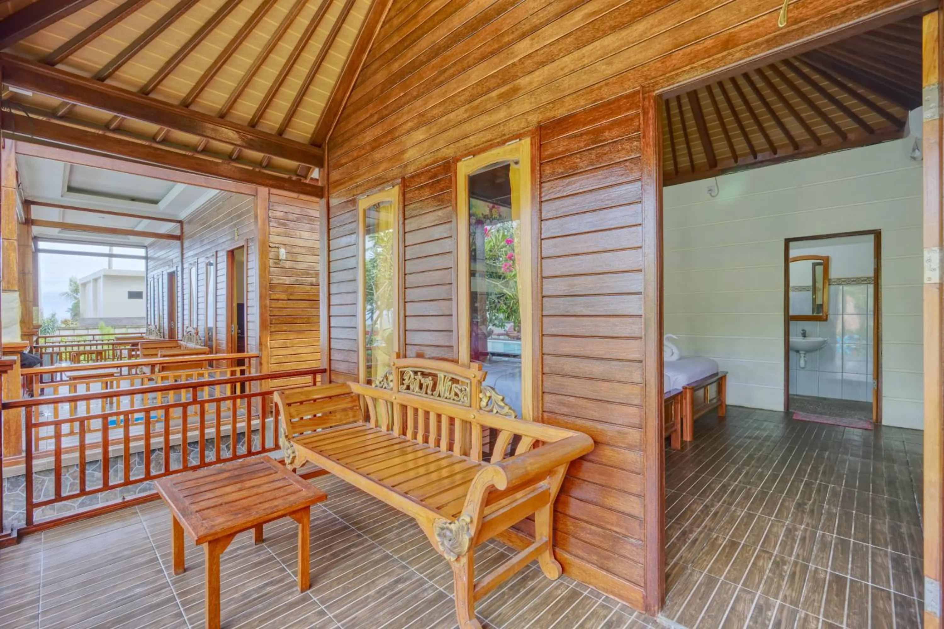 Balcony/Terrace in Putri Nusa Beach