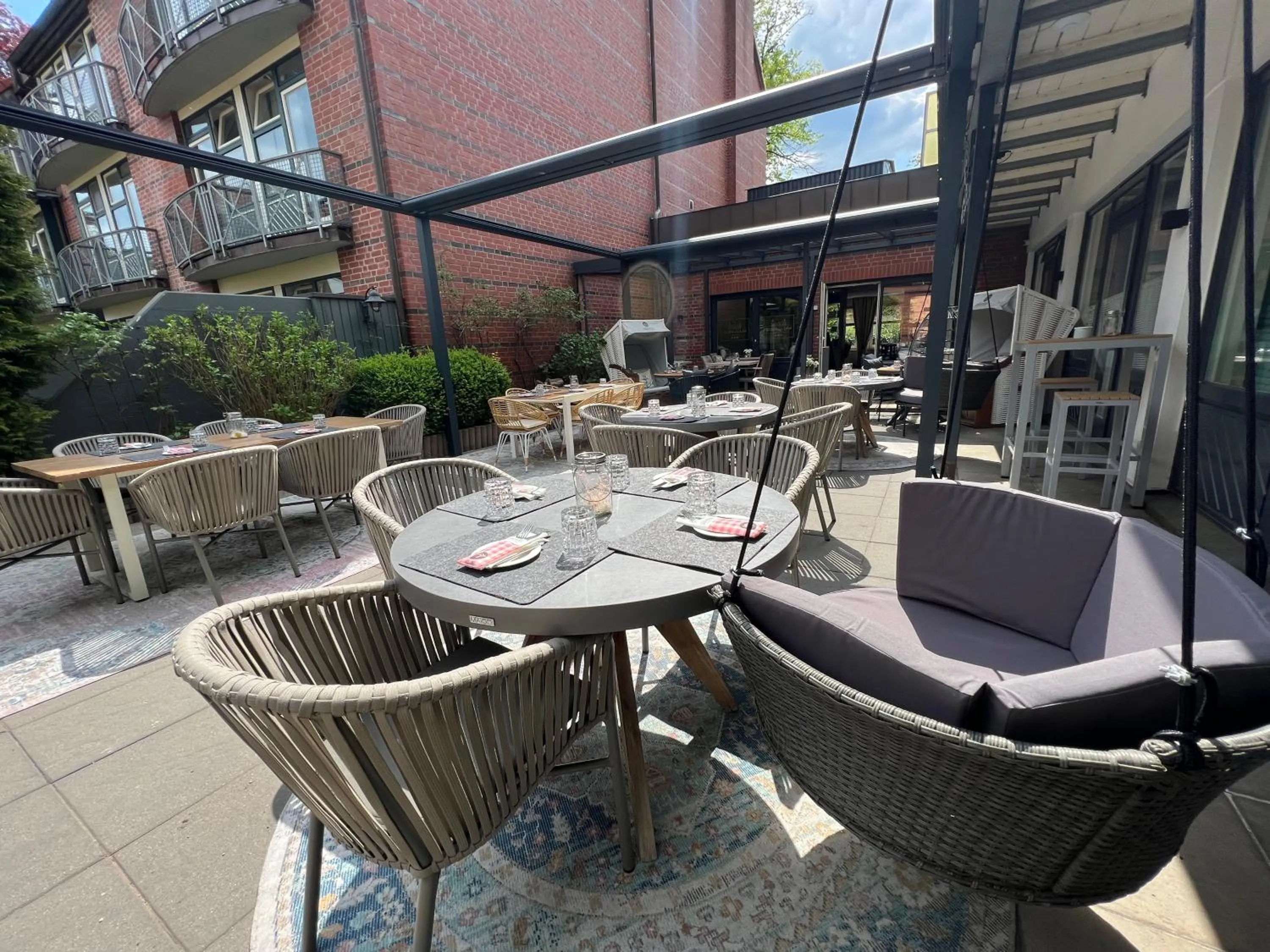 Balcony/Terrace in Hotel Am Schloss Ahrensburg