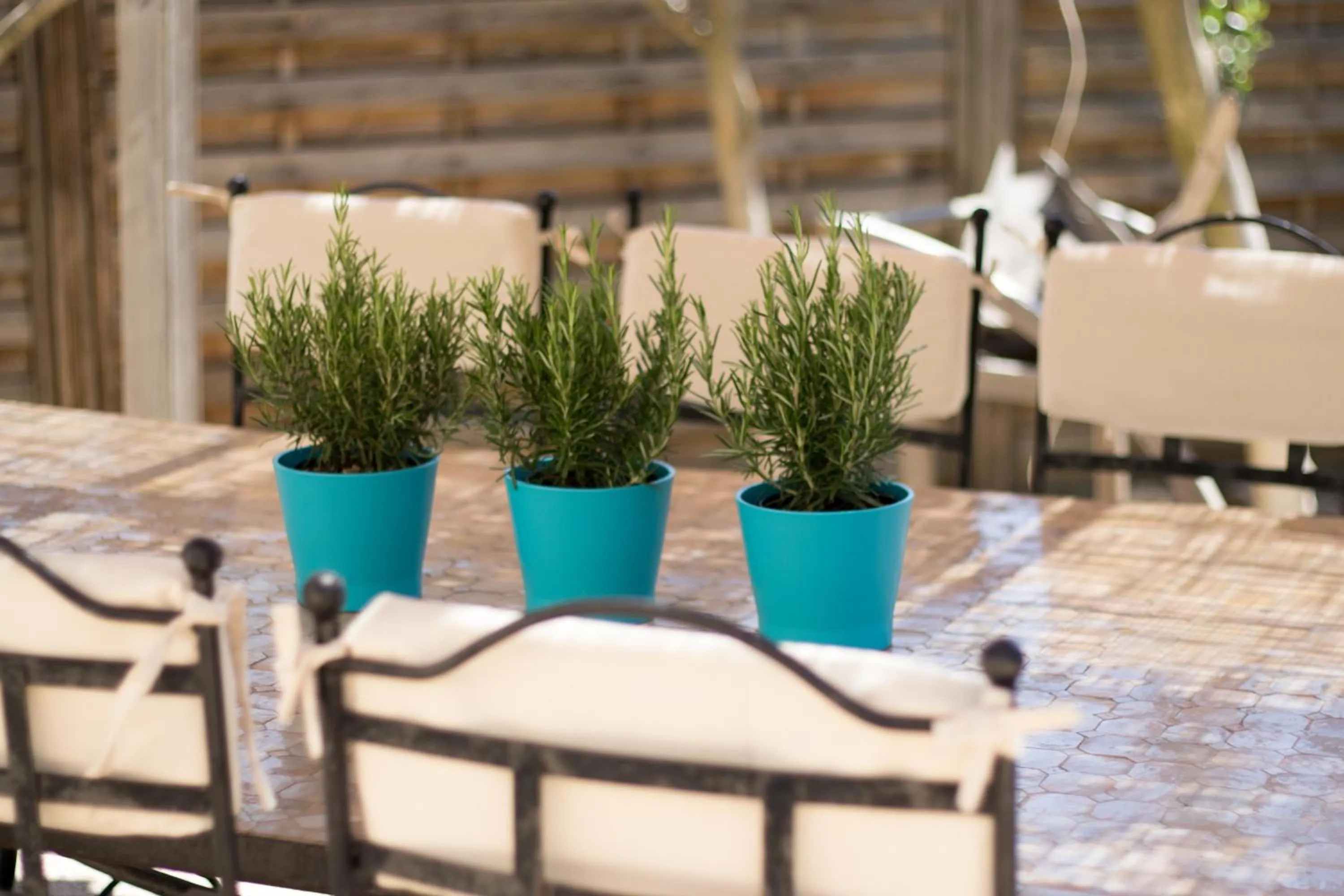 Decorative detail in Les Chambres d'Hôtes du Grand Mornas