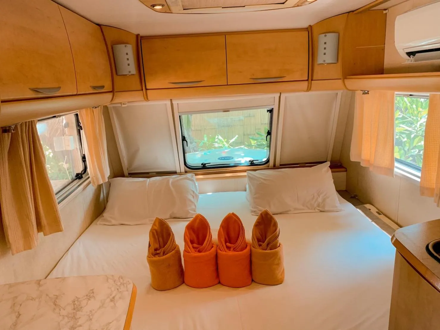 Bed in Beach House Camp