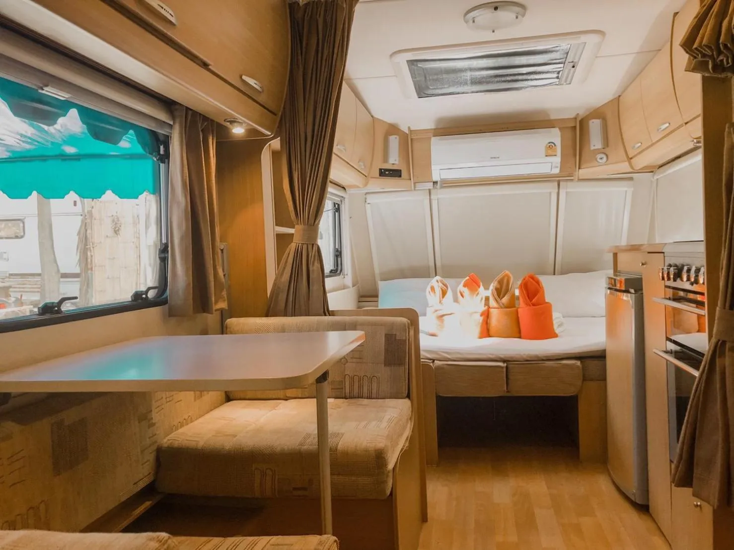 Bed in Beach House Camp