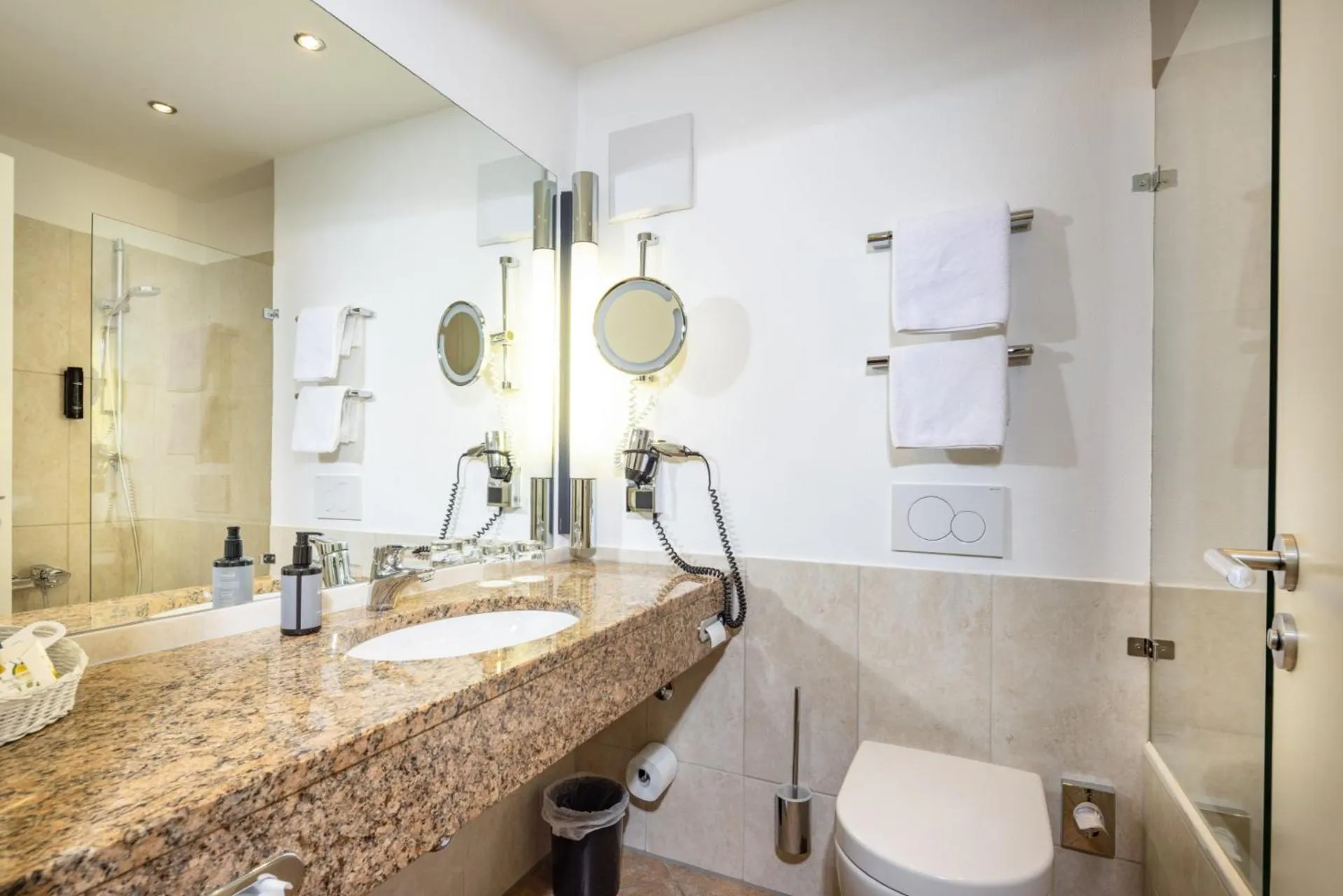 Bathroom in Alm- & Wellnesshotel Alpenhof