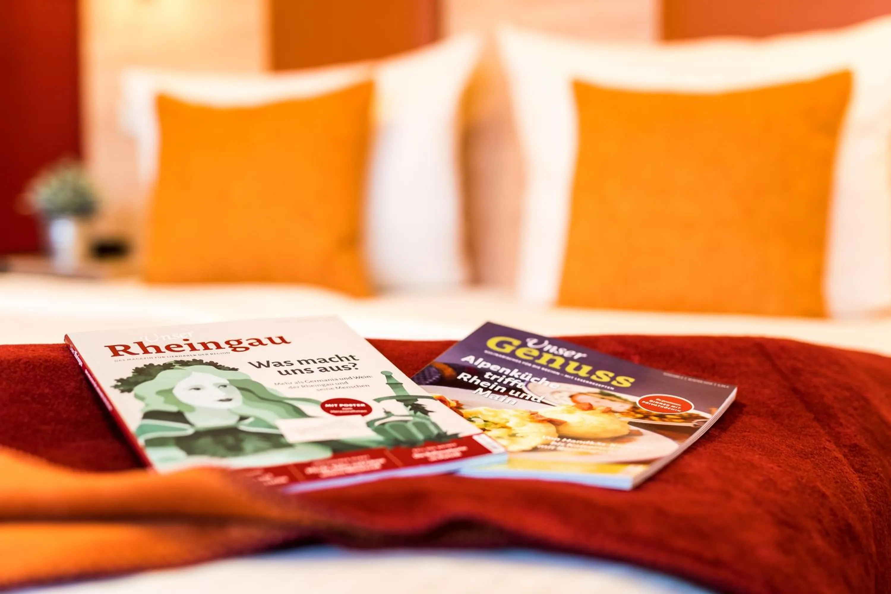 Bed in Rheinhotel Rüdesheim - Wellness