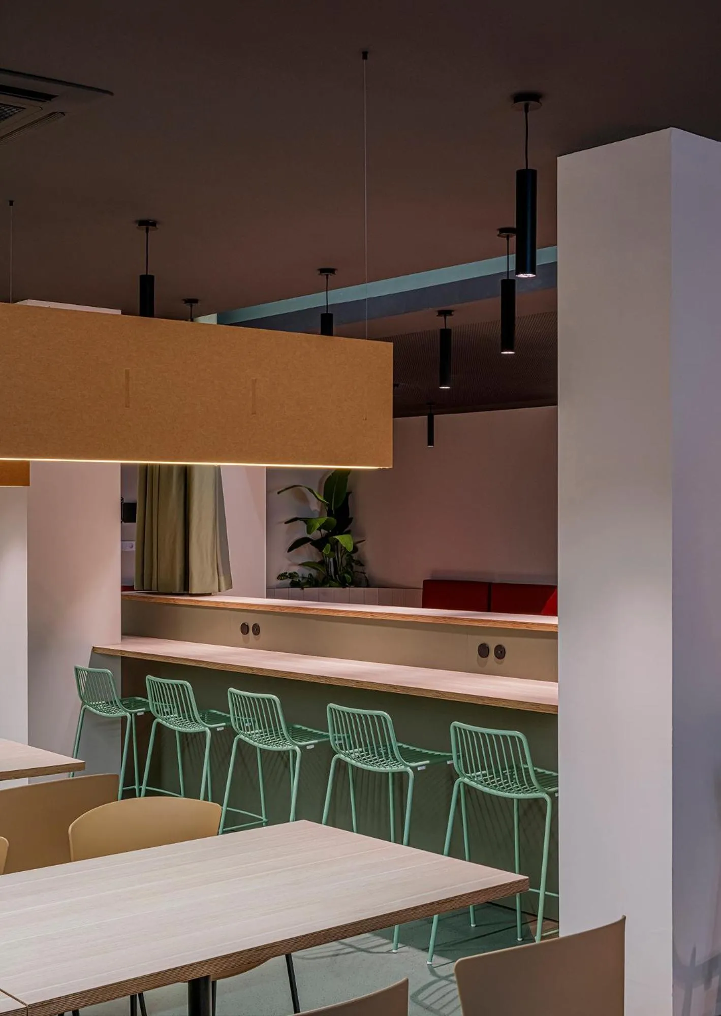 Dining area in Colegio Mayor Resa La Concepción