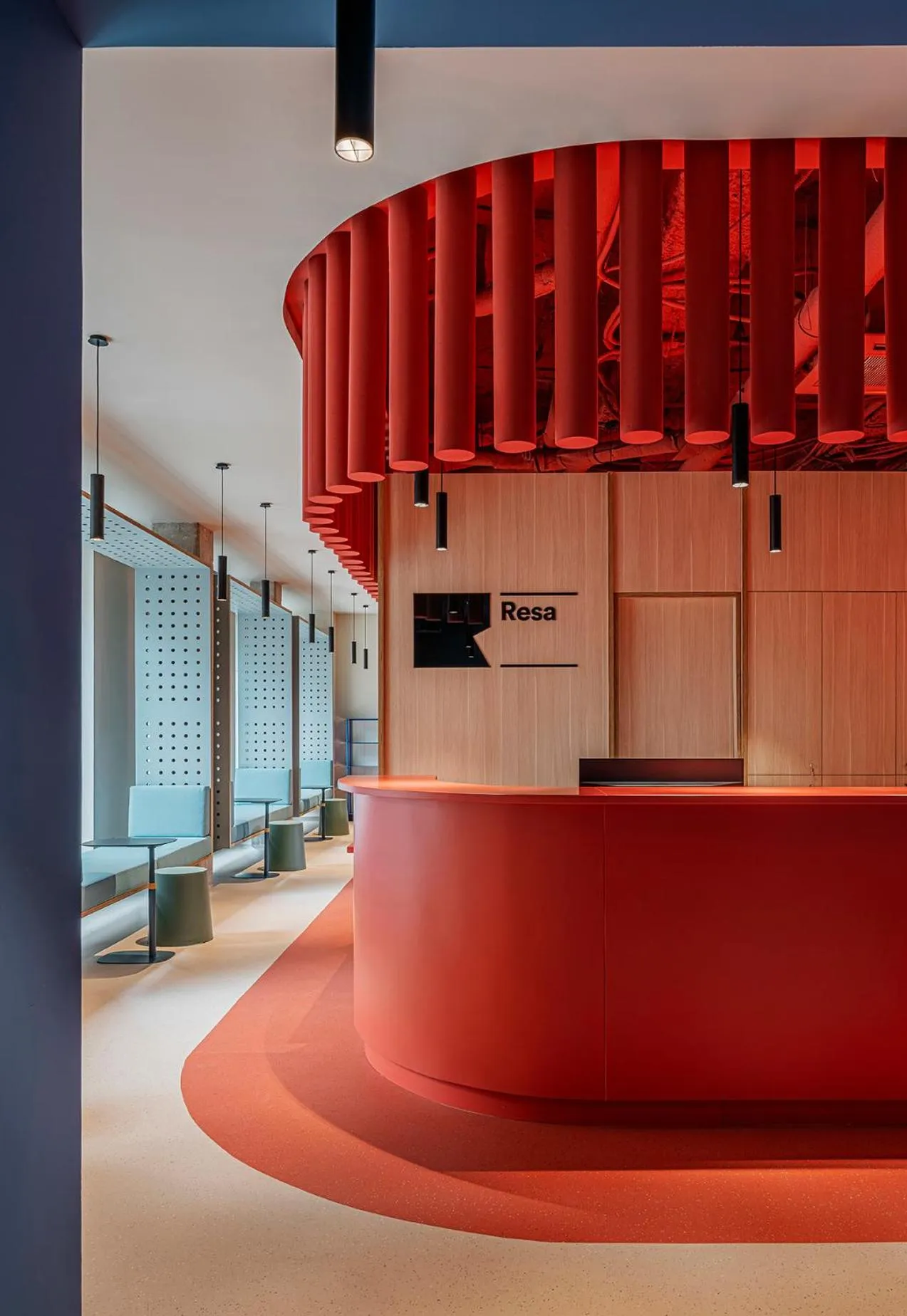 Lobby or reception in Colegio Mayor Resa La Concepción