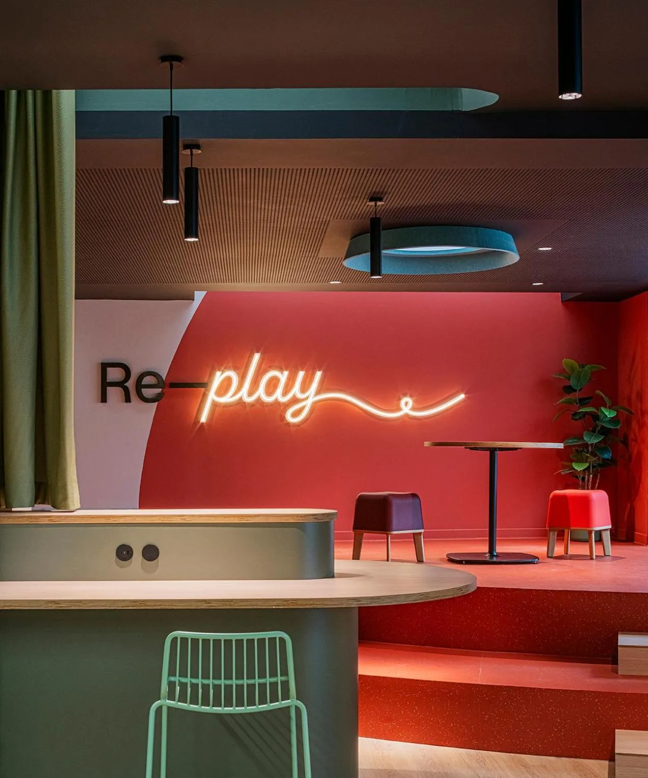 Communal lounge/ TV room in Colegio Mayor Resa La Concepción