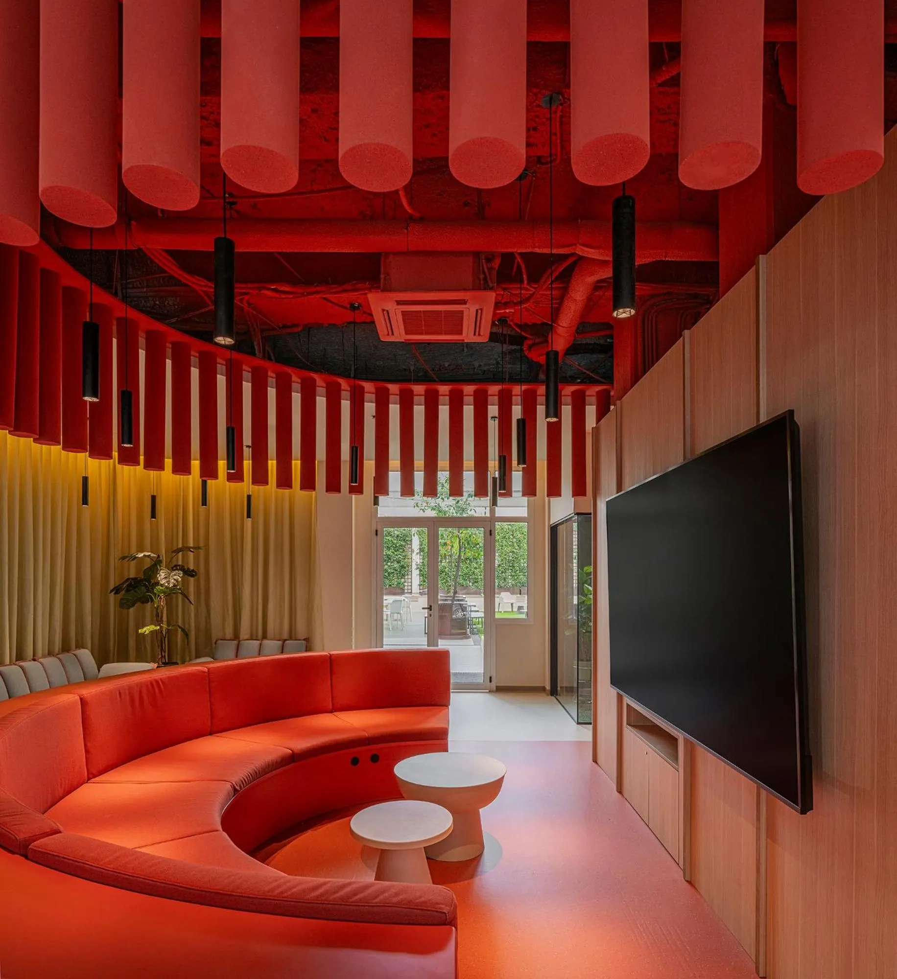 Communal lounge/ TV room in Colegio Mayor Resa La Concepción