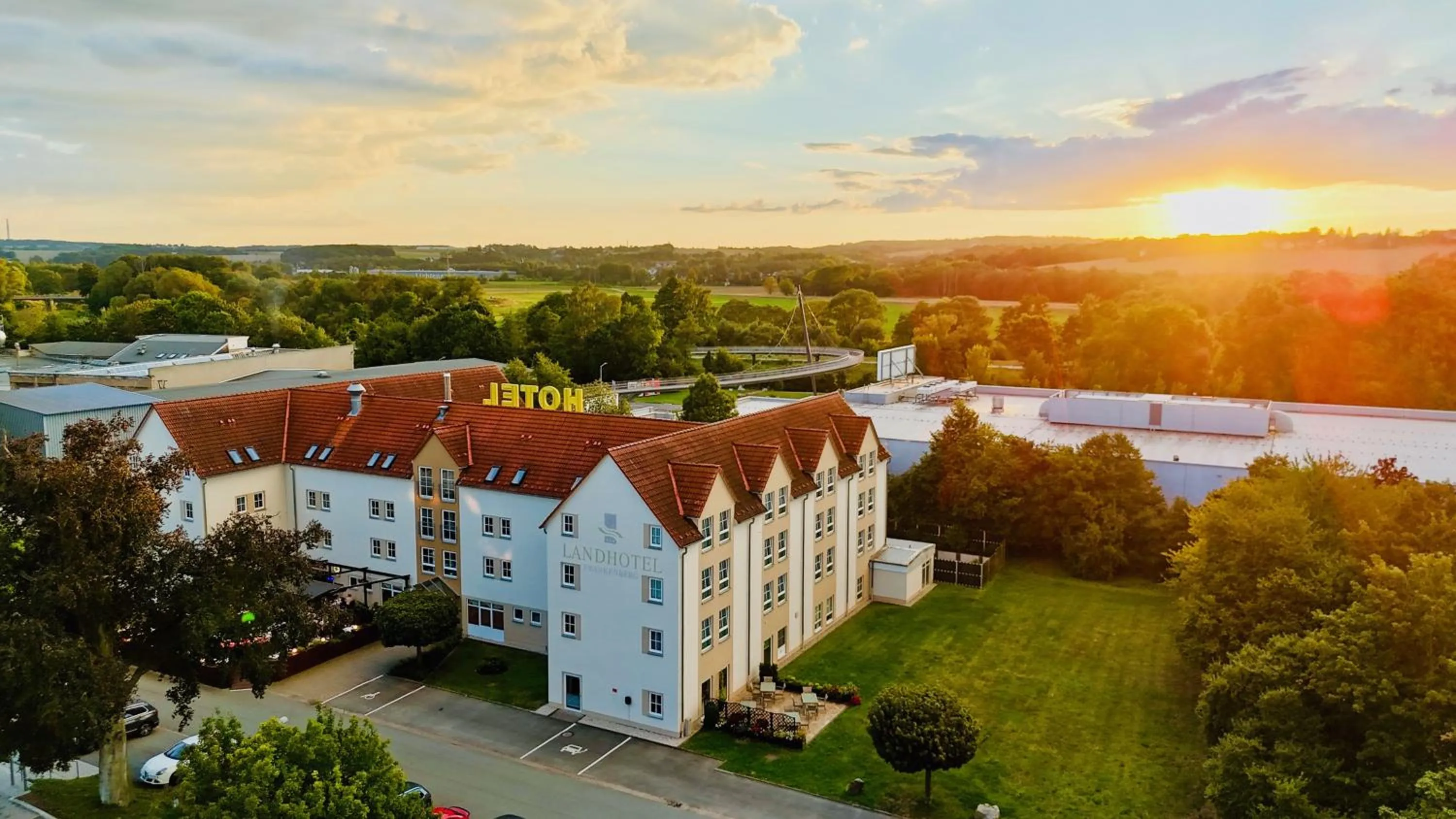 Property building in AKZENT Hotel Frankenberg