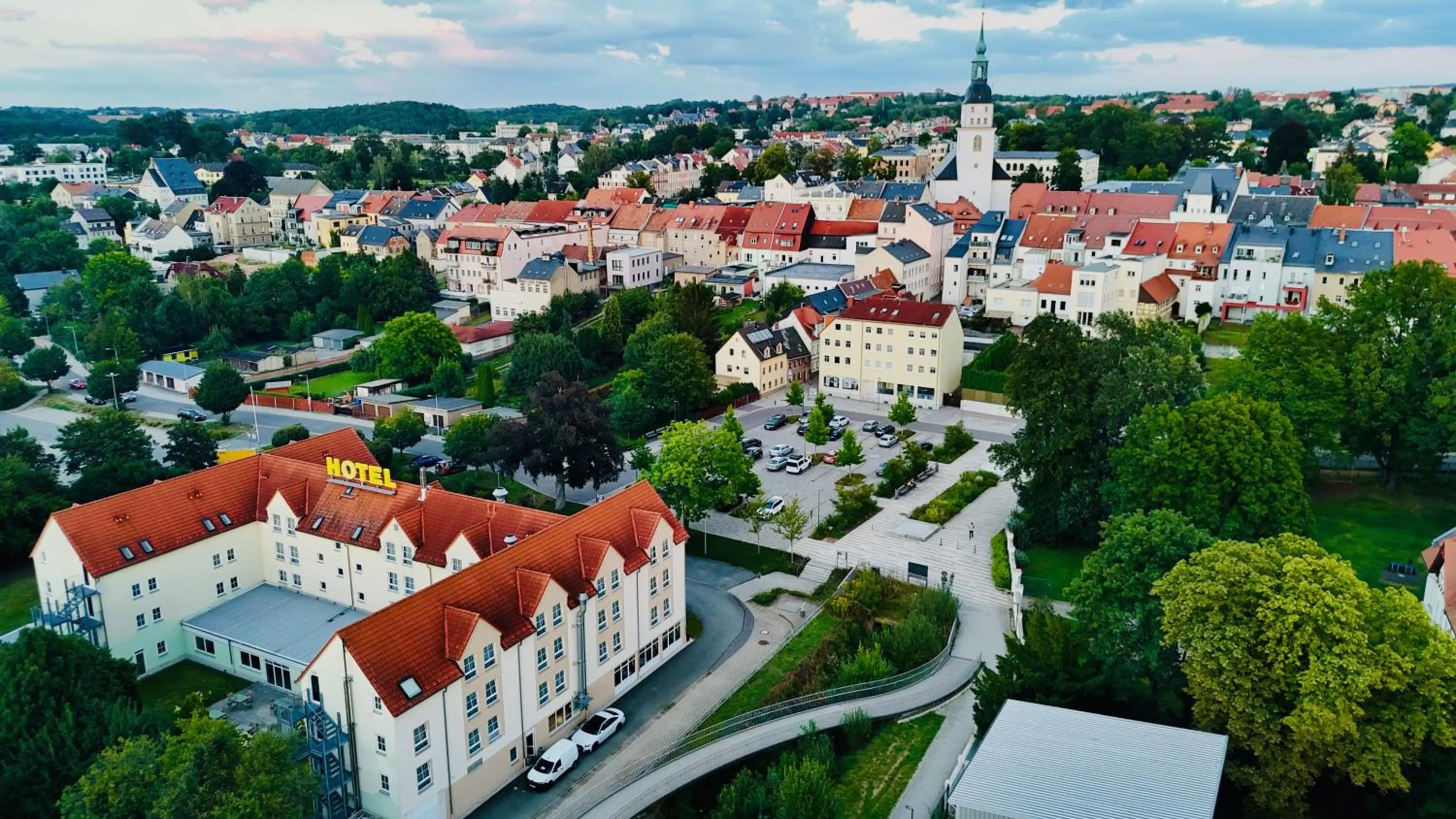 Property building in AKZENT Hotel Frankenberg