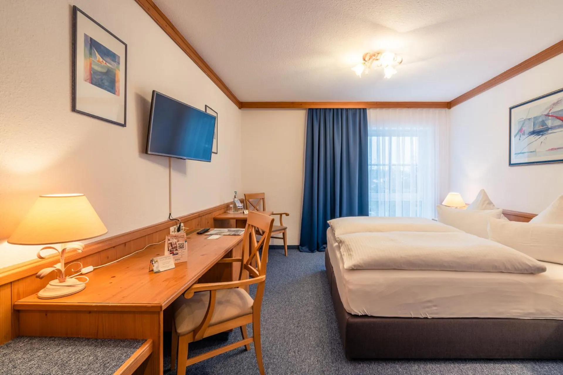 Bed in AKZENT Hotel Frankenberg