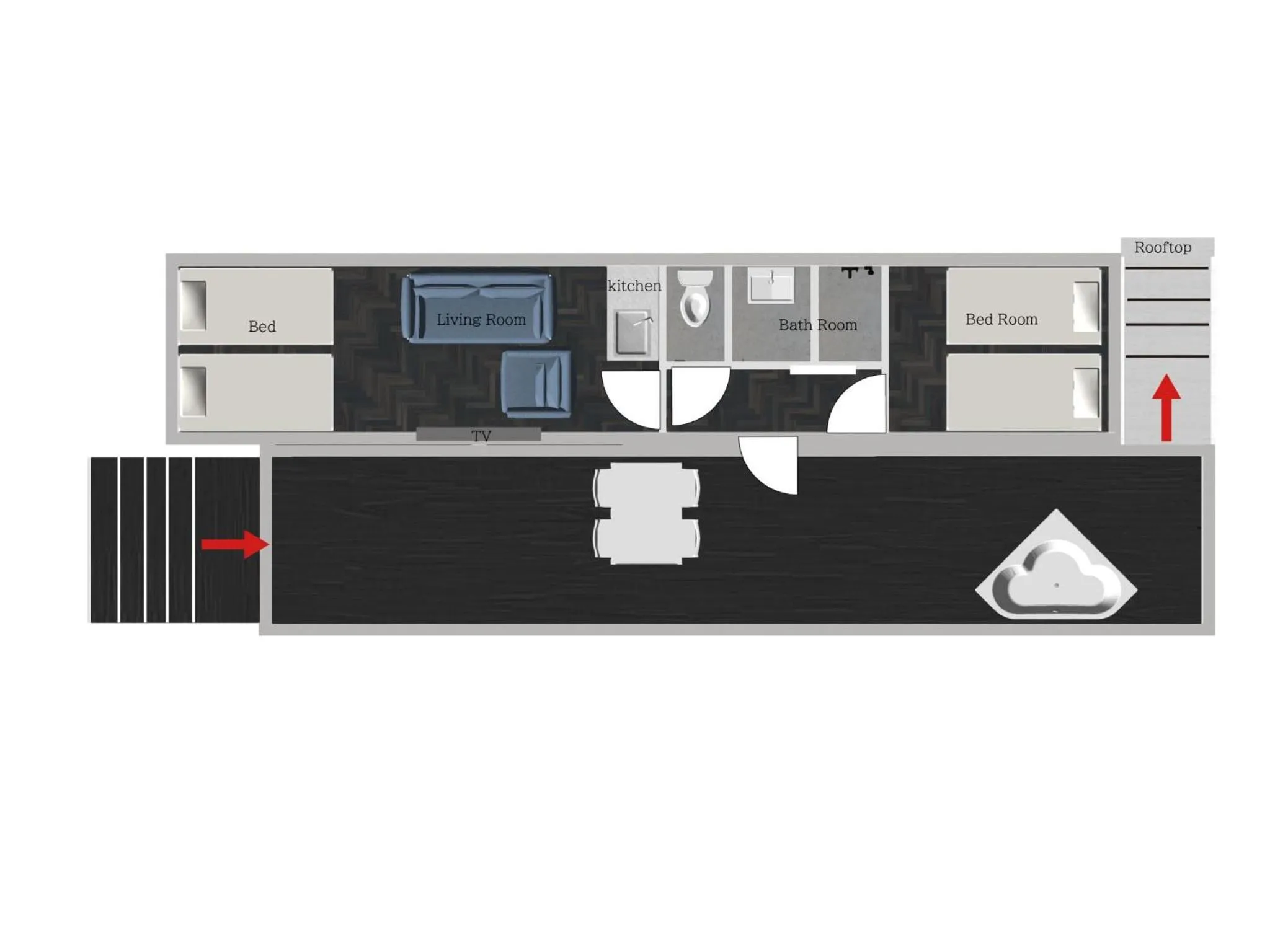 Photo of the whole room in GLORY ISLAND OKINAWA Yabusachi Resort