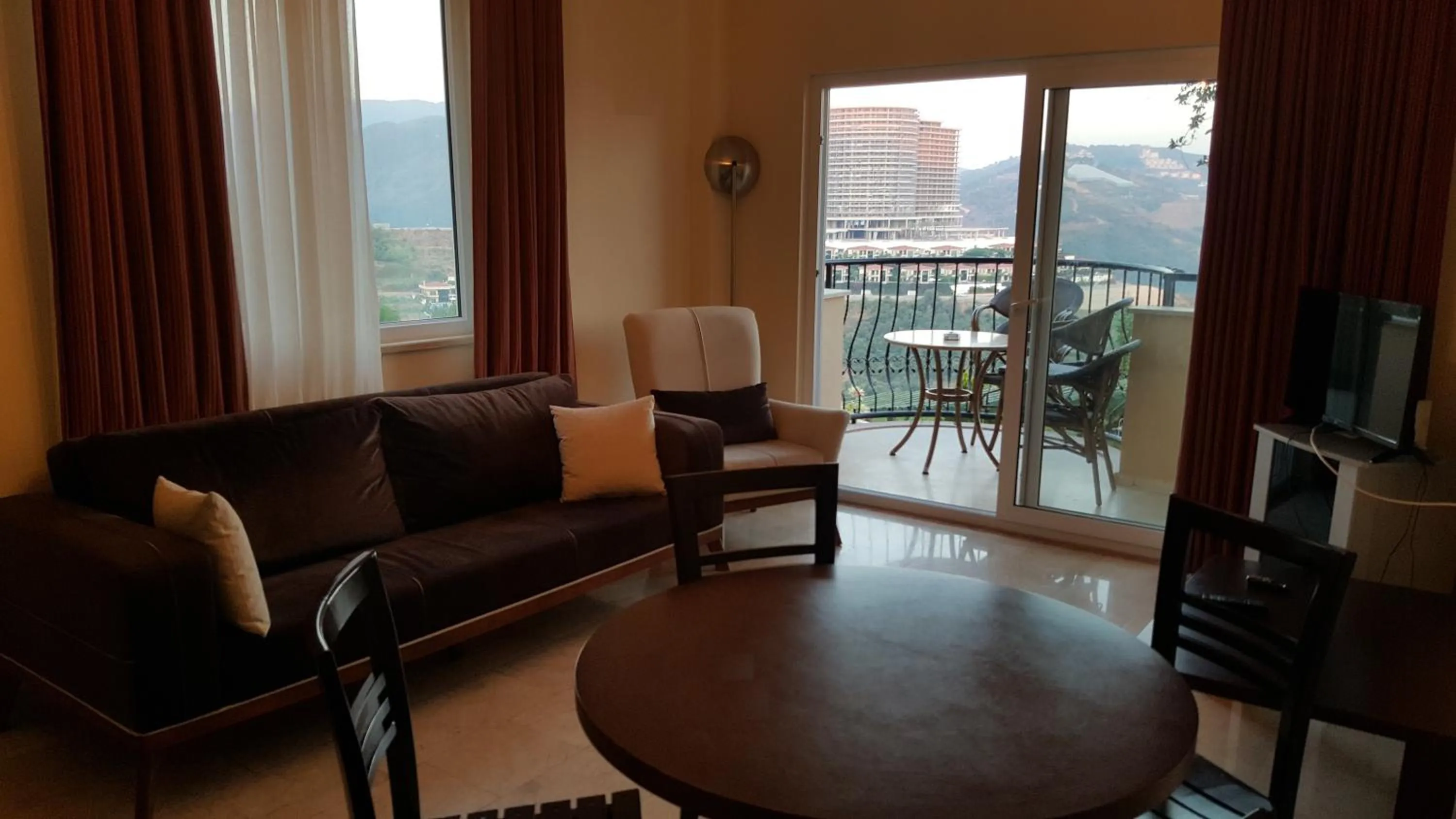 Living room in Alanya Goldcity 2 bedroom villa