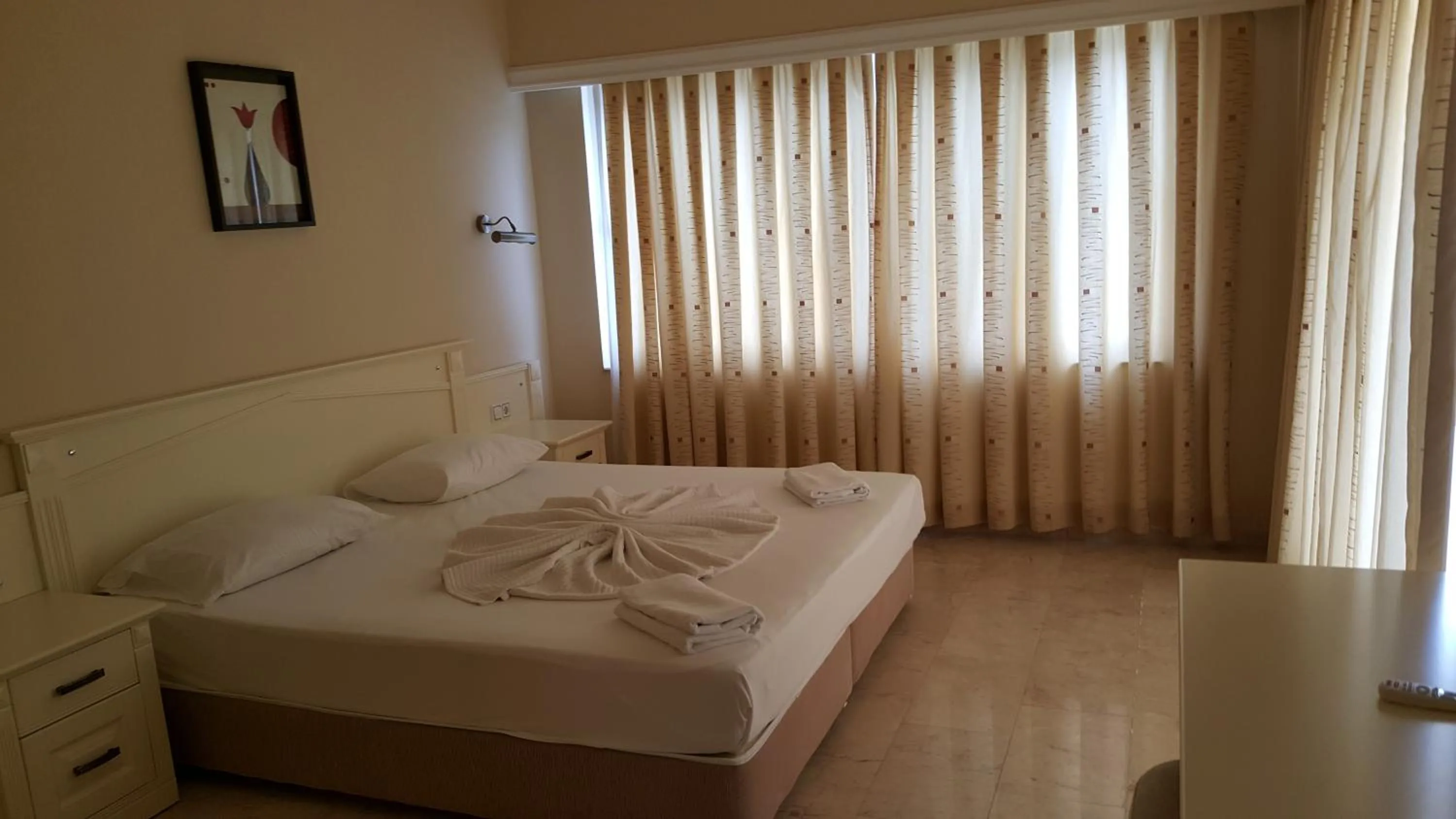 Bedroom, Bed in Alanya Goldcity 2 bedroom villa