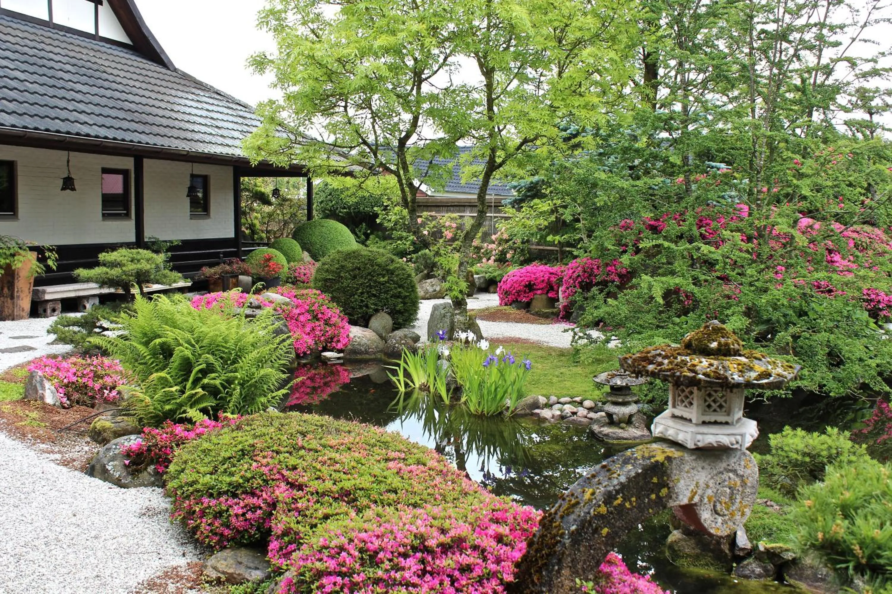Garden in Den Japanske Have B & B