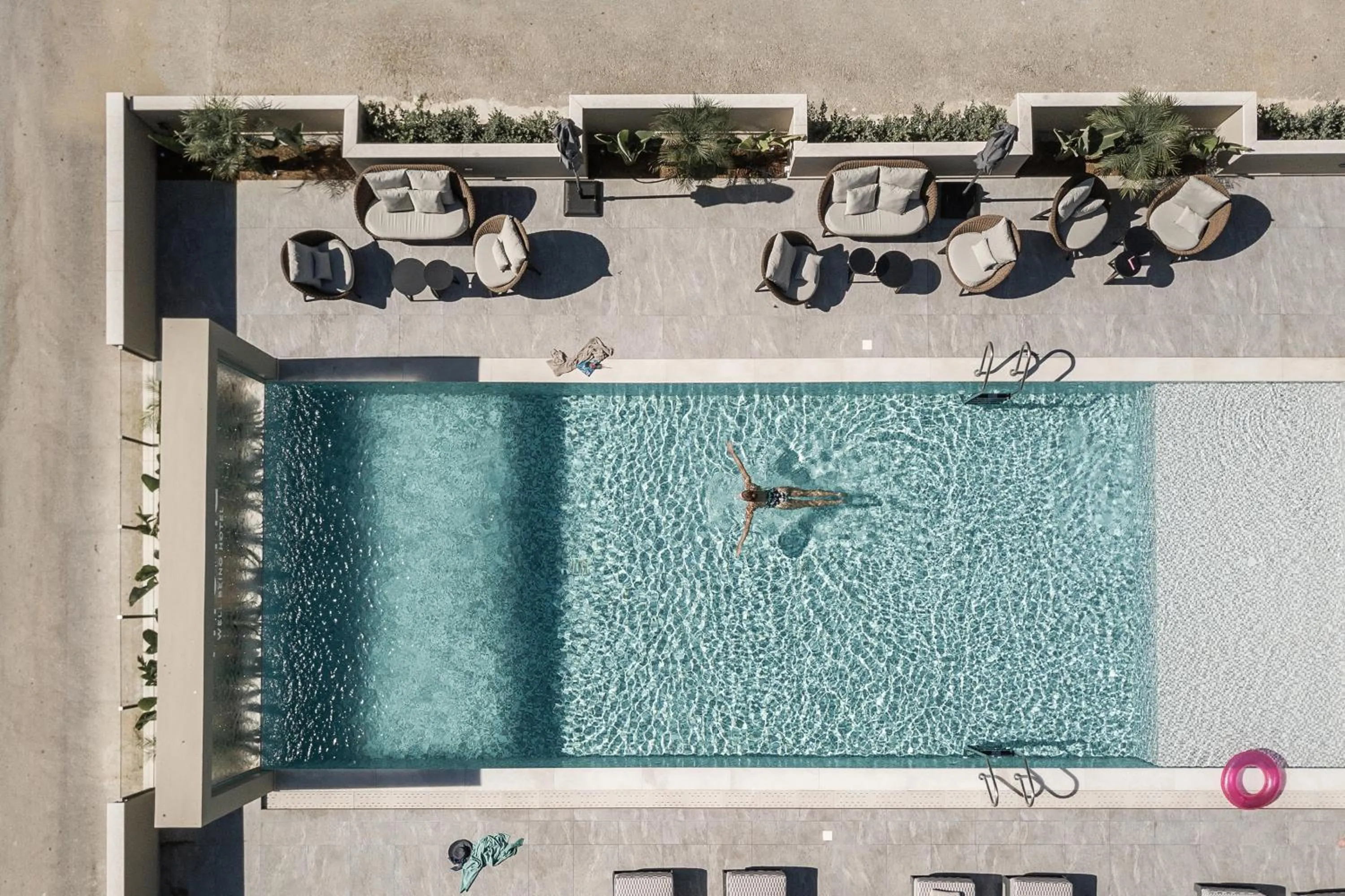 Swimming pool in Mossa Well Being Hotel - Heated pool and Wellness Spa