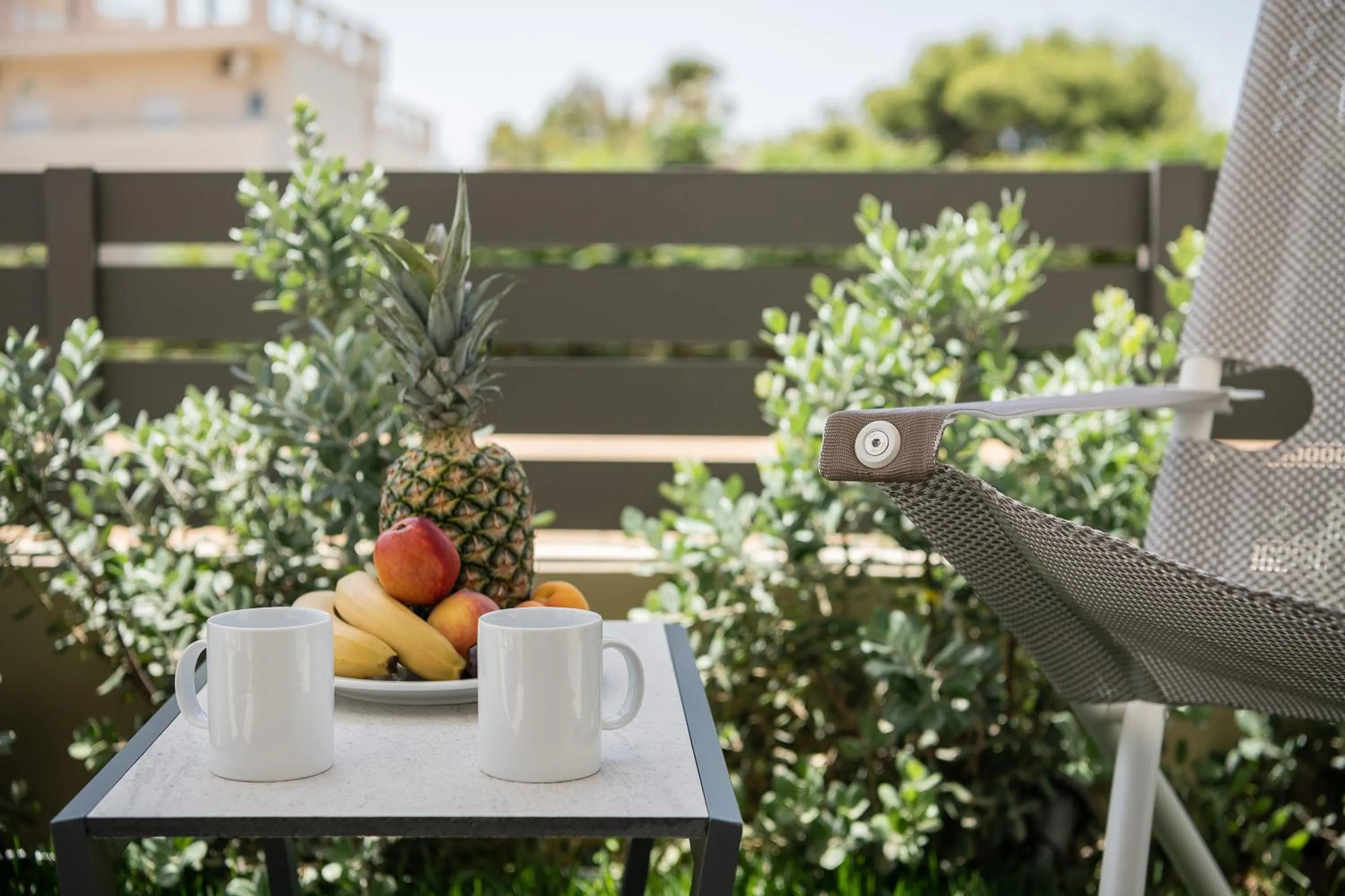 Inner courtyard view in Mossa Well Being Hotel - Heated pool and Wellness Spa