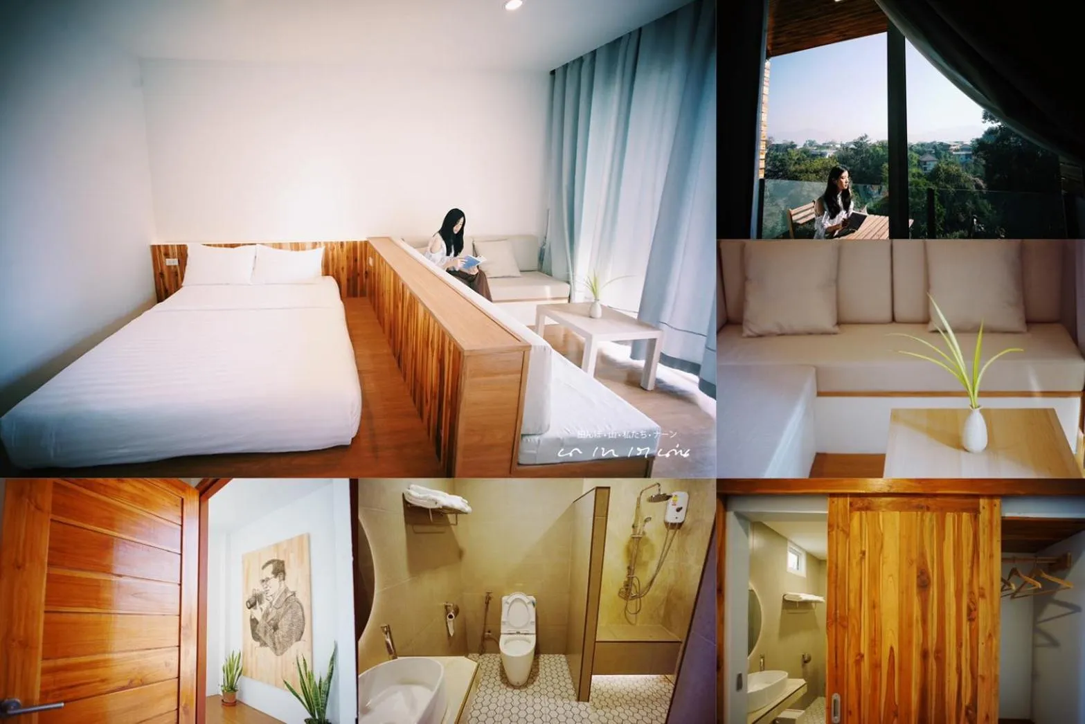 Bed in HOMU Villa Pua