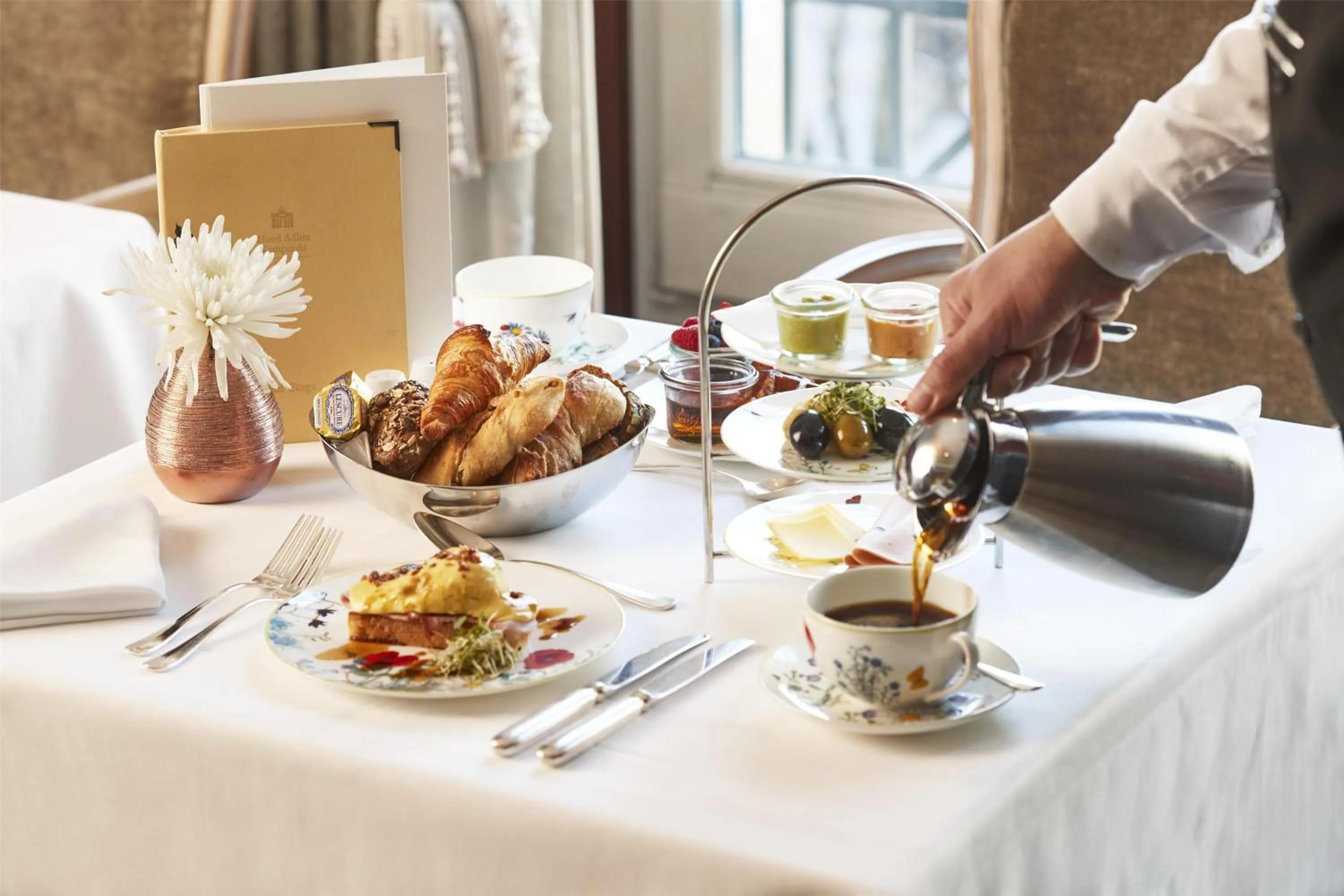 Breakfast in Hotel Adlon Kempinski Berlin