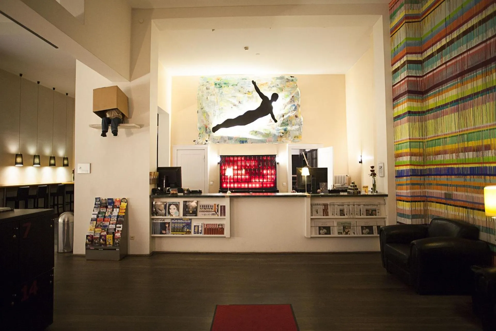 Lobby or reception in Arte Luise Kunsthotel