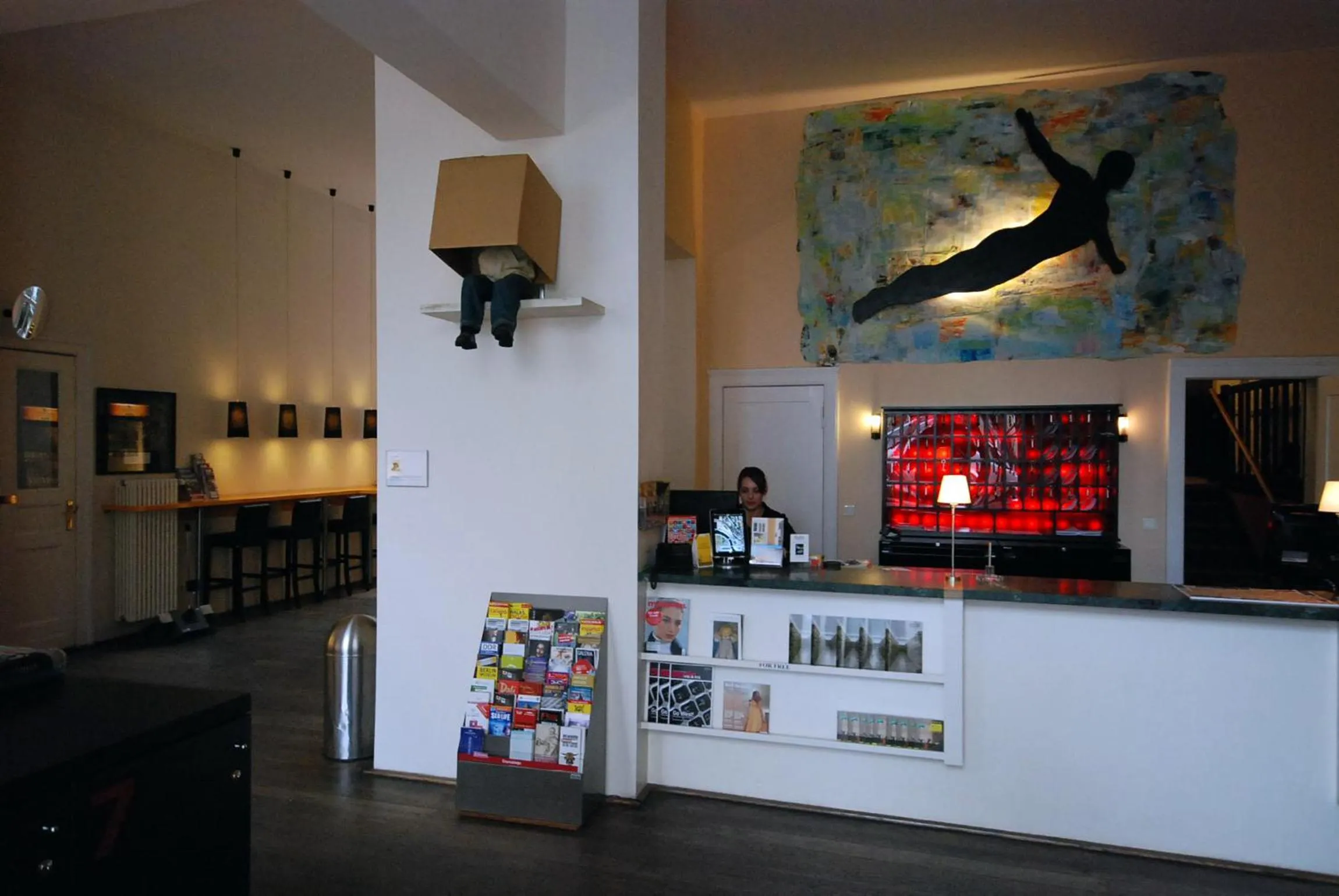 Lobby or reception in Arte Luise Kunsthotel