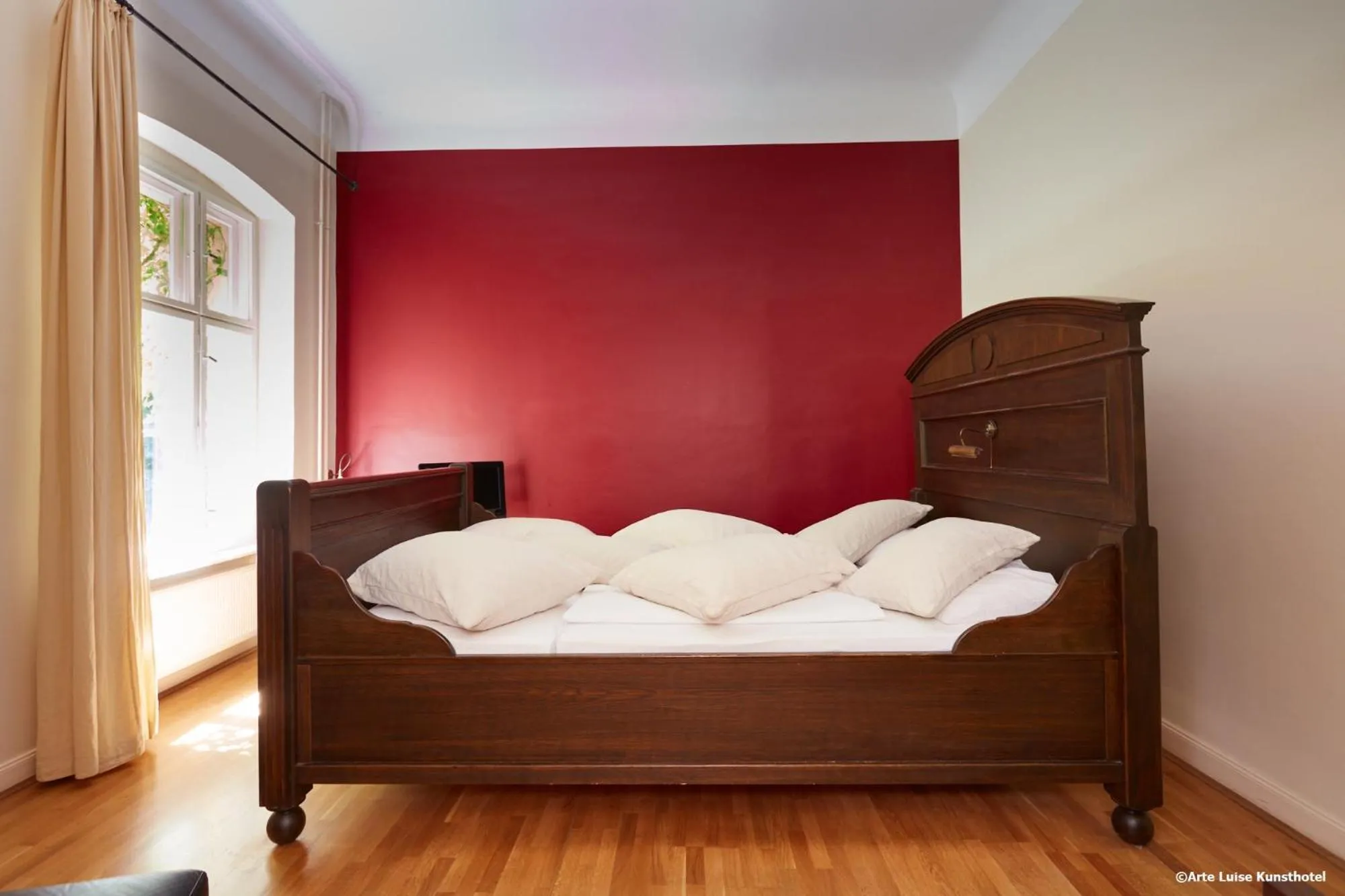 Bed in Arte Luise Kunsthotel