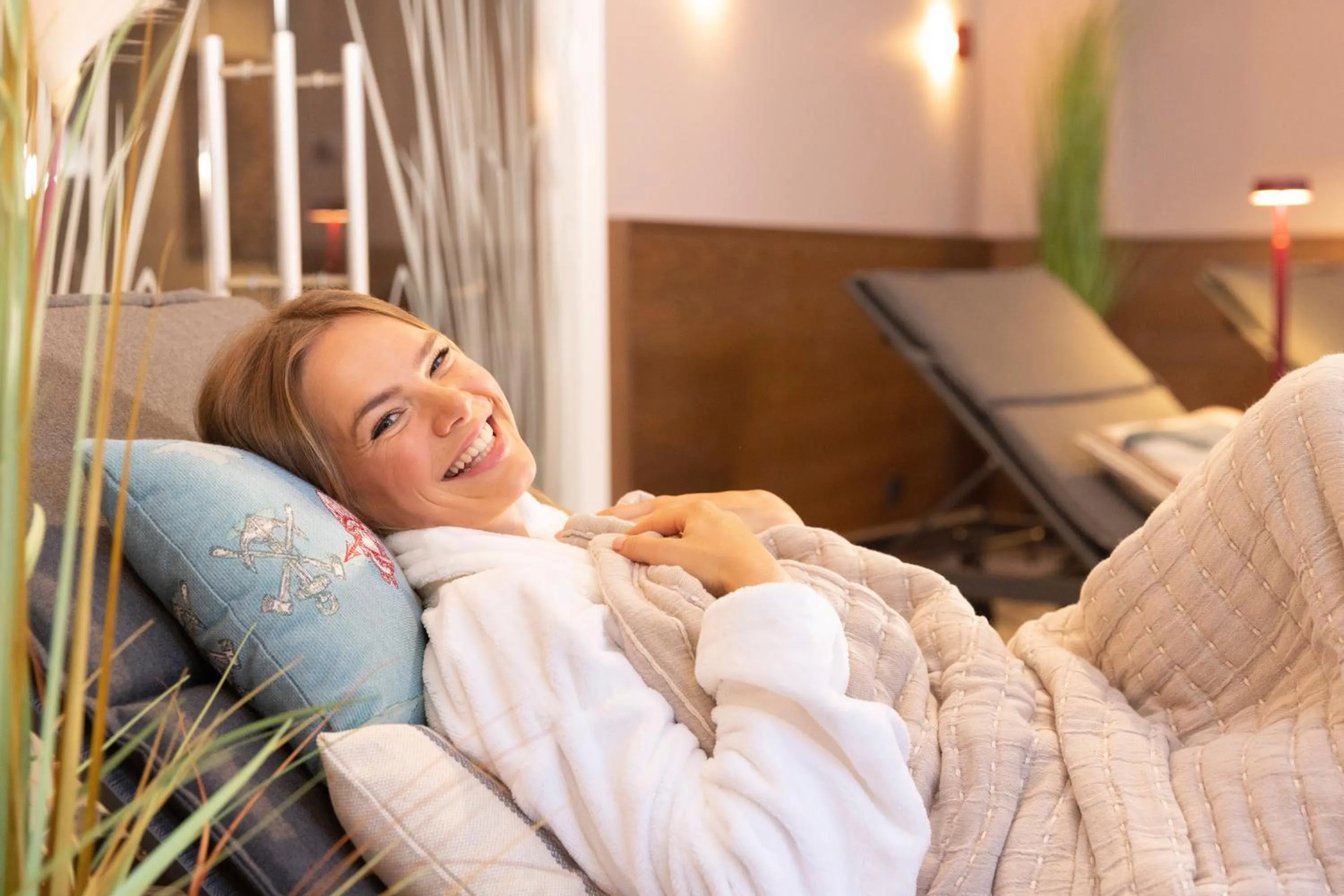 Spa and wellness centre/facilities, Bed in Hotel City Krone