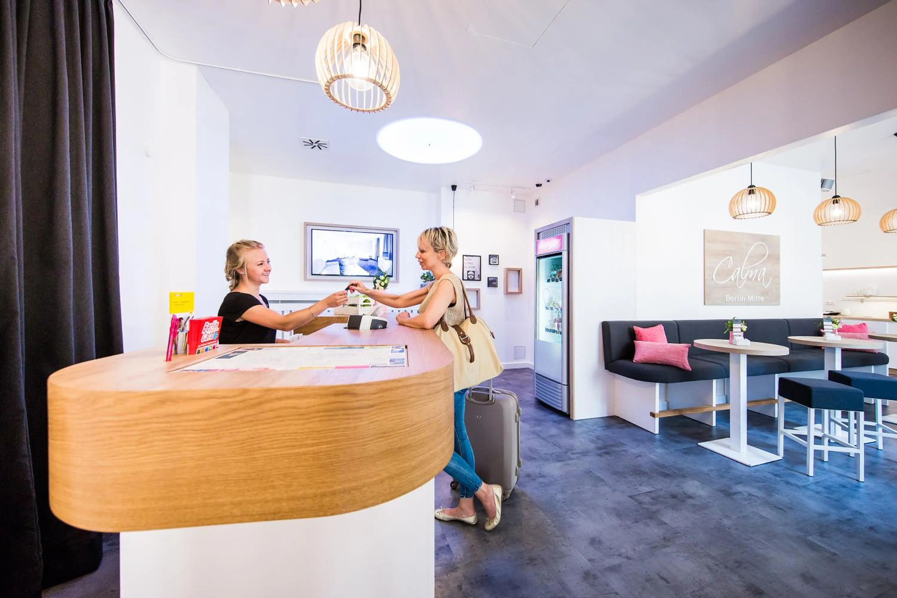Lobby or reception in CALMA Berlin Mitte