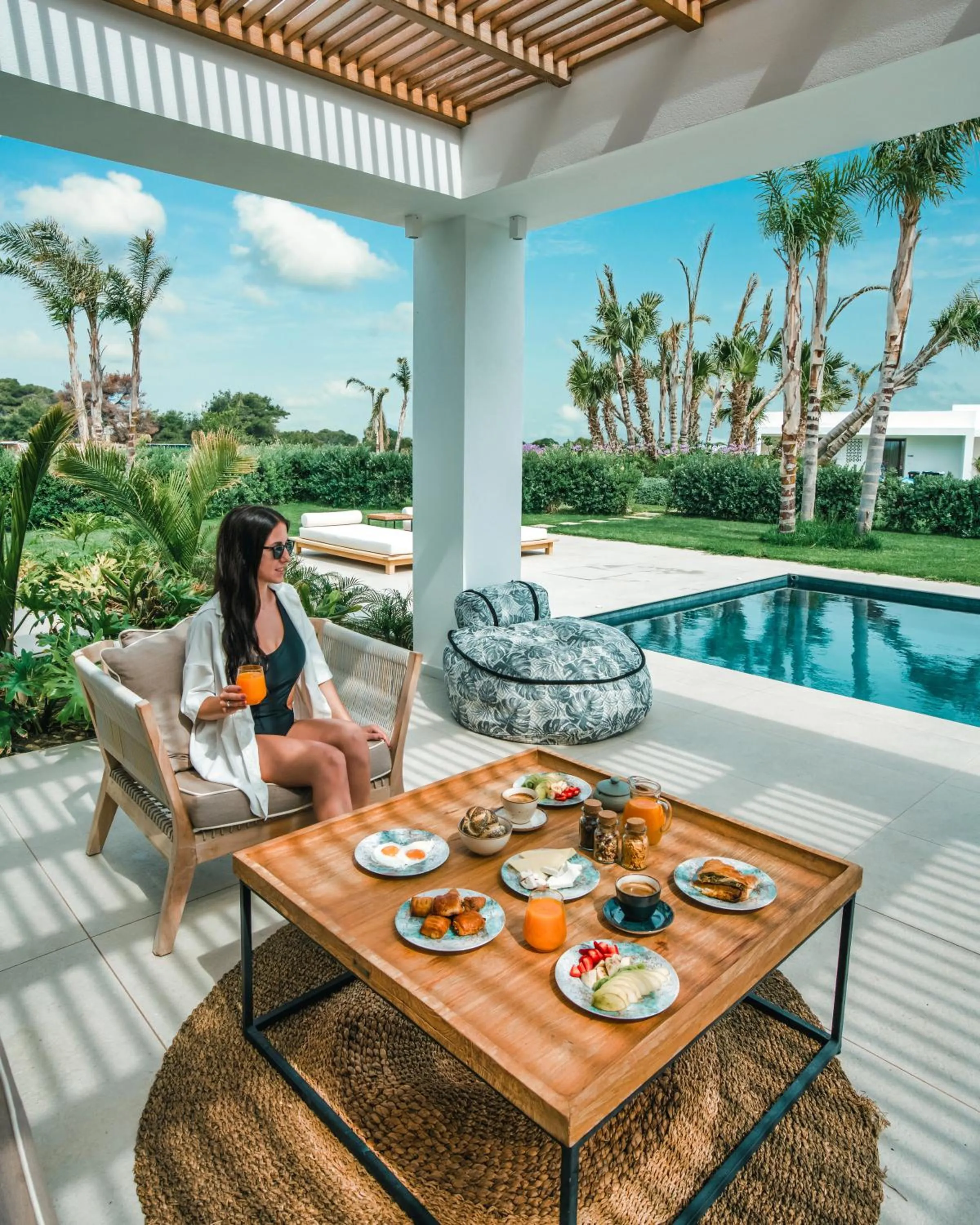 Patio in TAF Villas - Beach Resort & Tesla