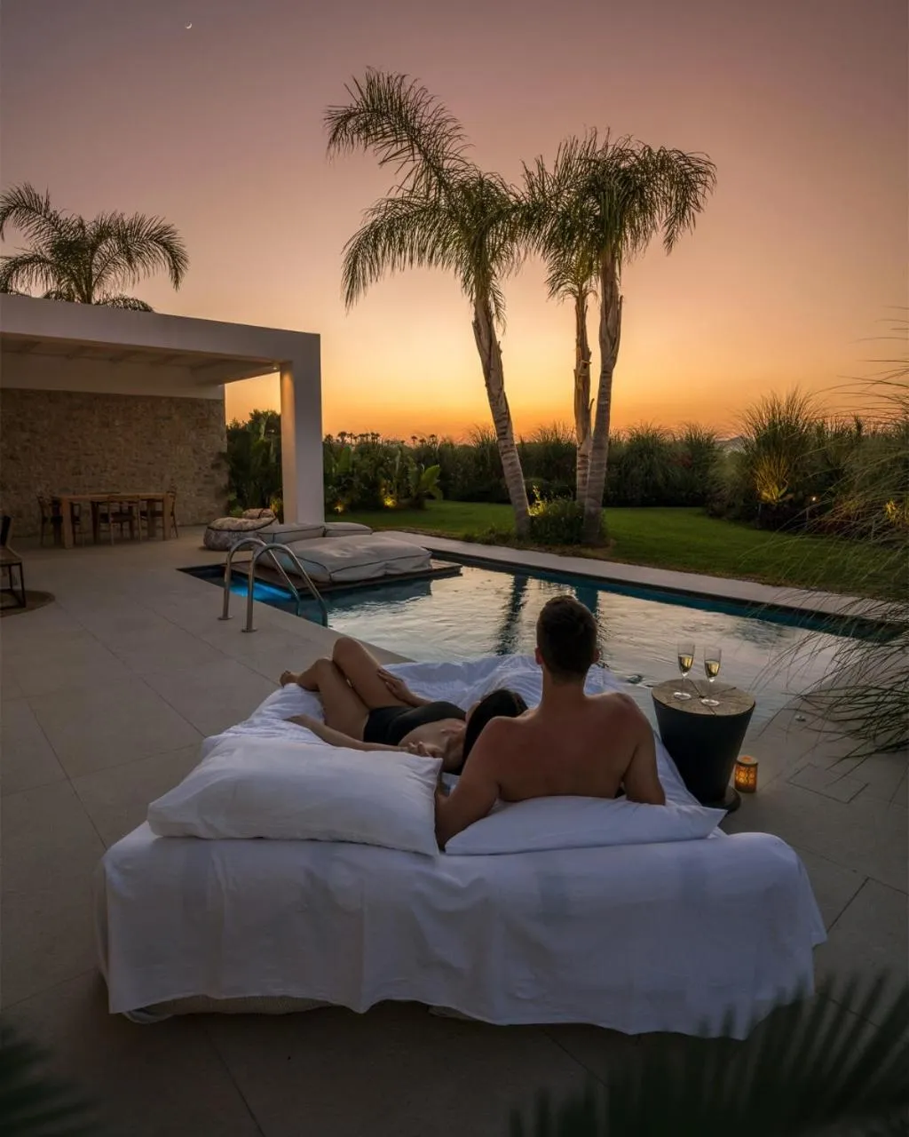 Patio in TAF Villas - Beach Resort & Tesla