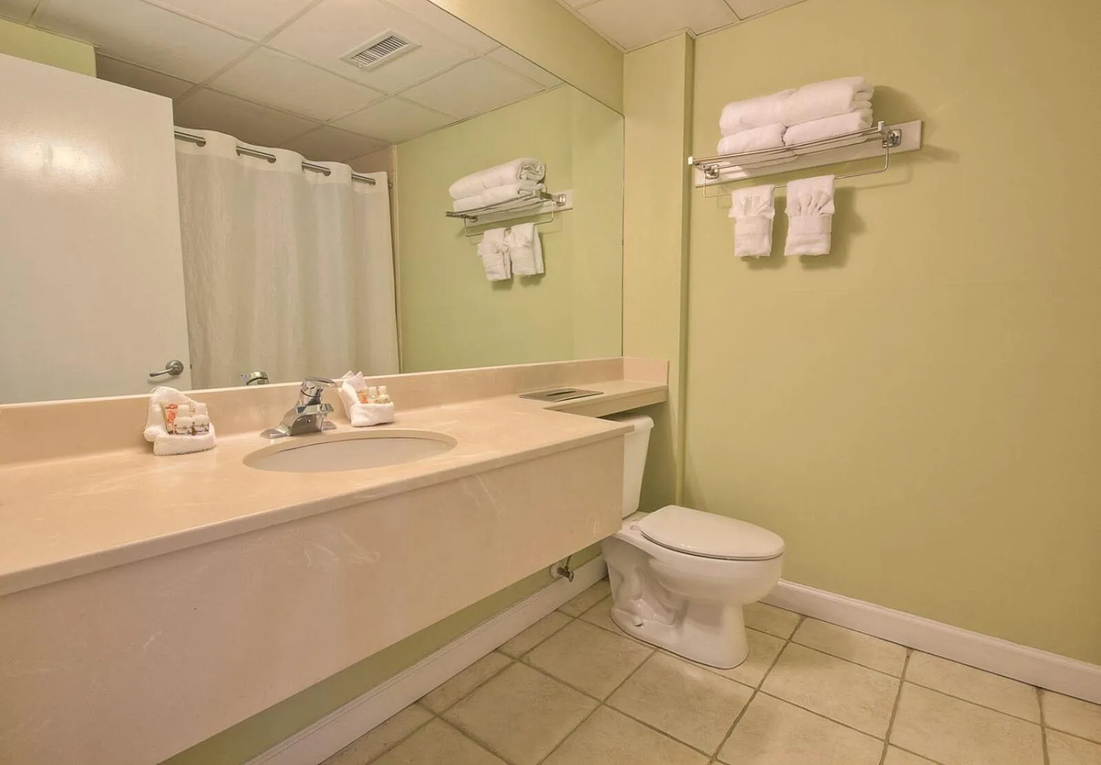 Bathroom in Tidelands Caribbean Boardwalk Hotel and Suites
