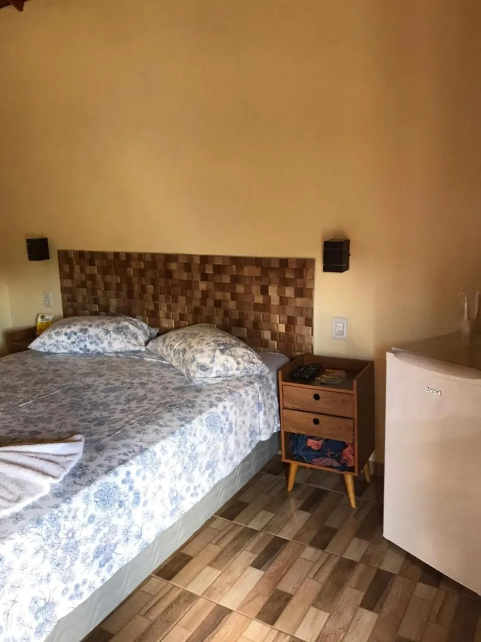 Bed in Pousada Ipê da Serra