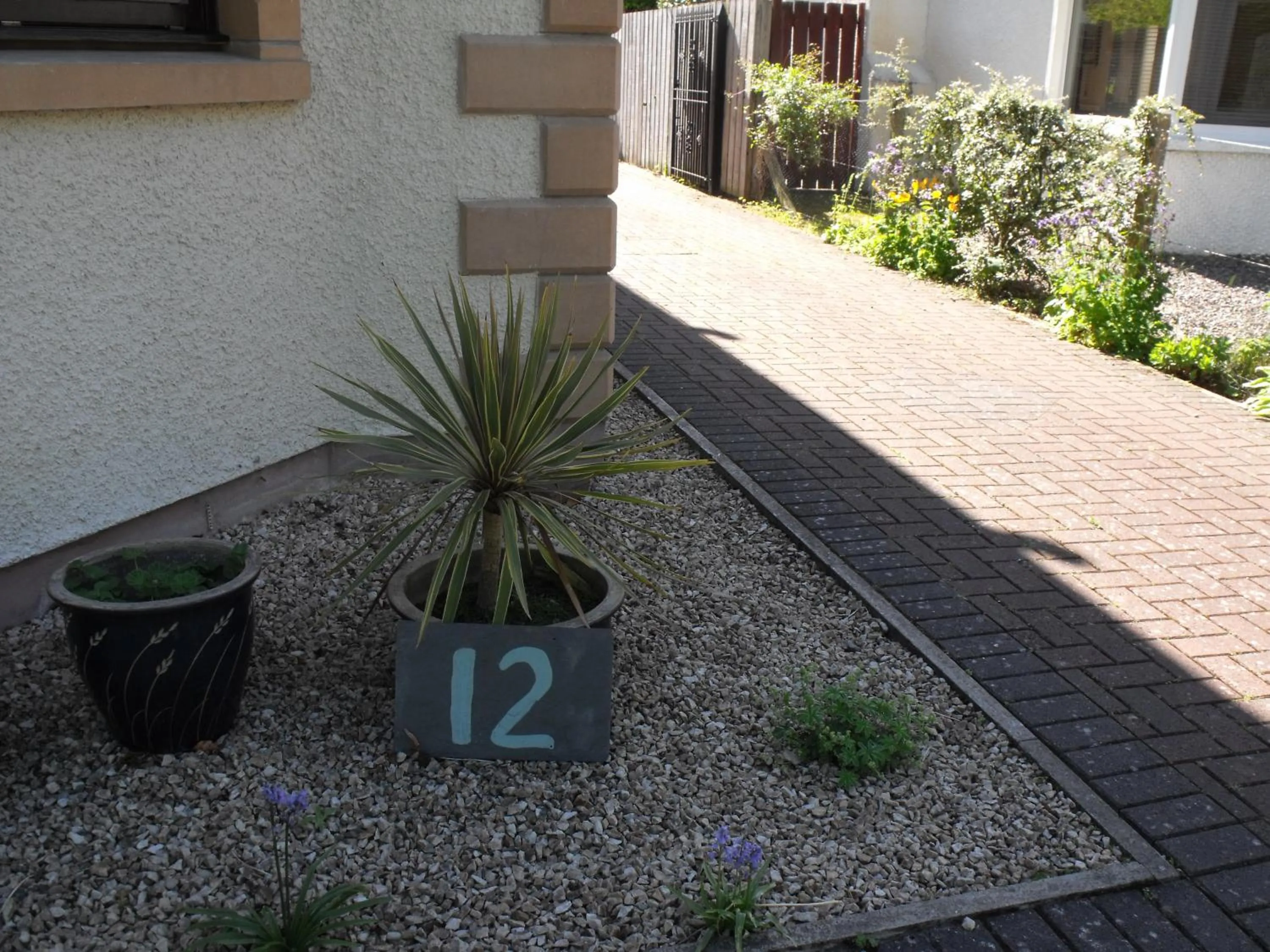 Garden view in Arisaig Guest House
