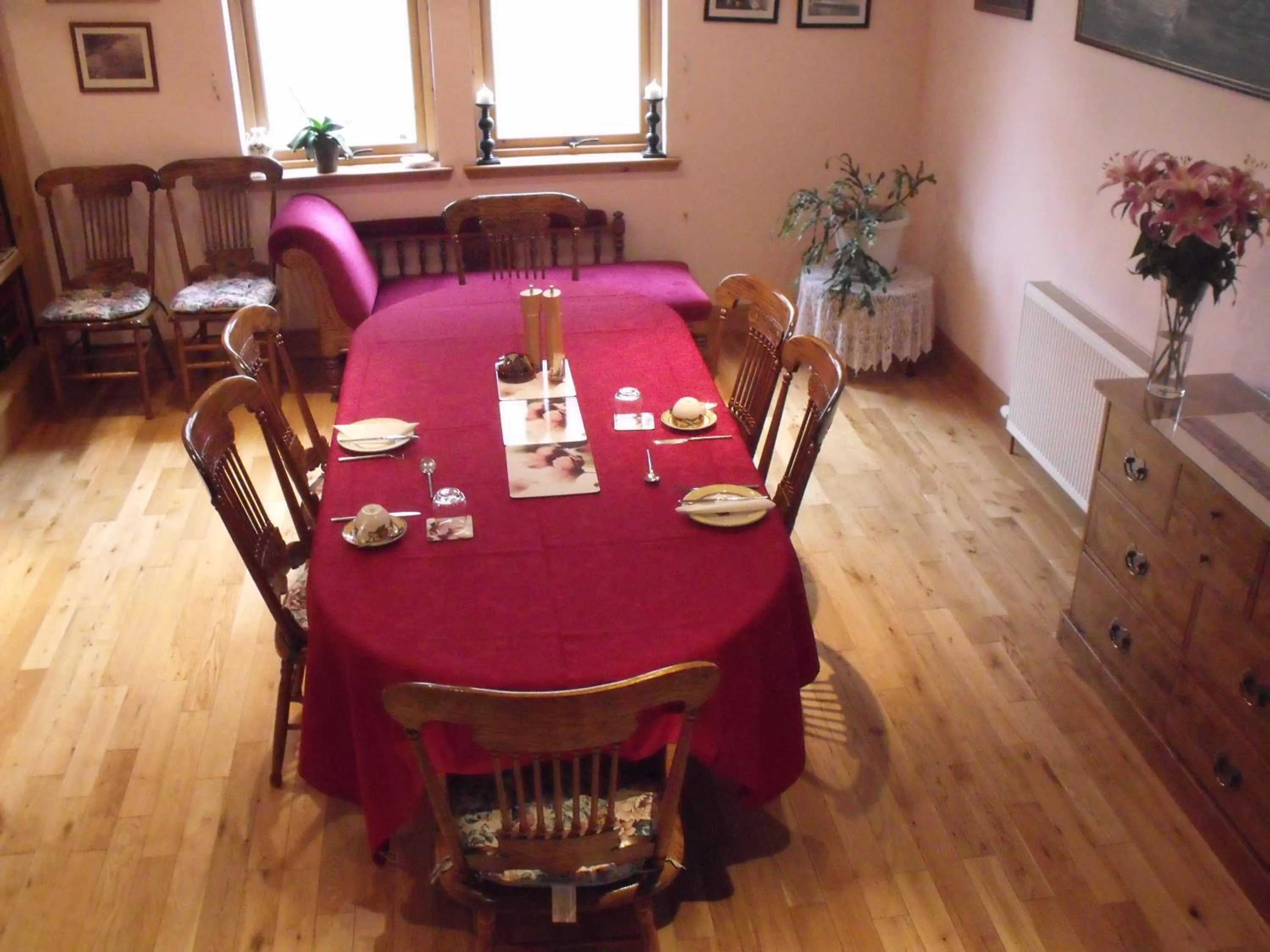 Dining area in Arisaig Guest House