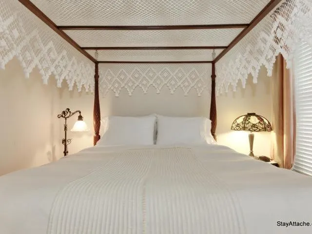 Bed in Sojourn DuPont at The Circle