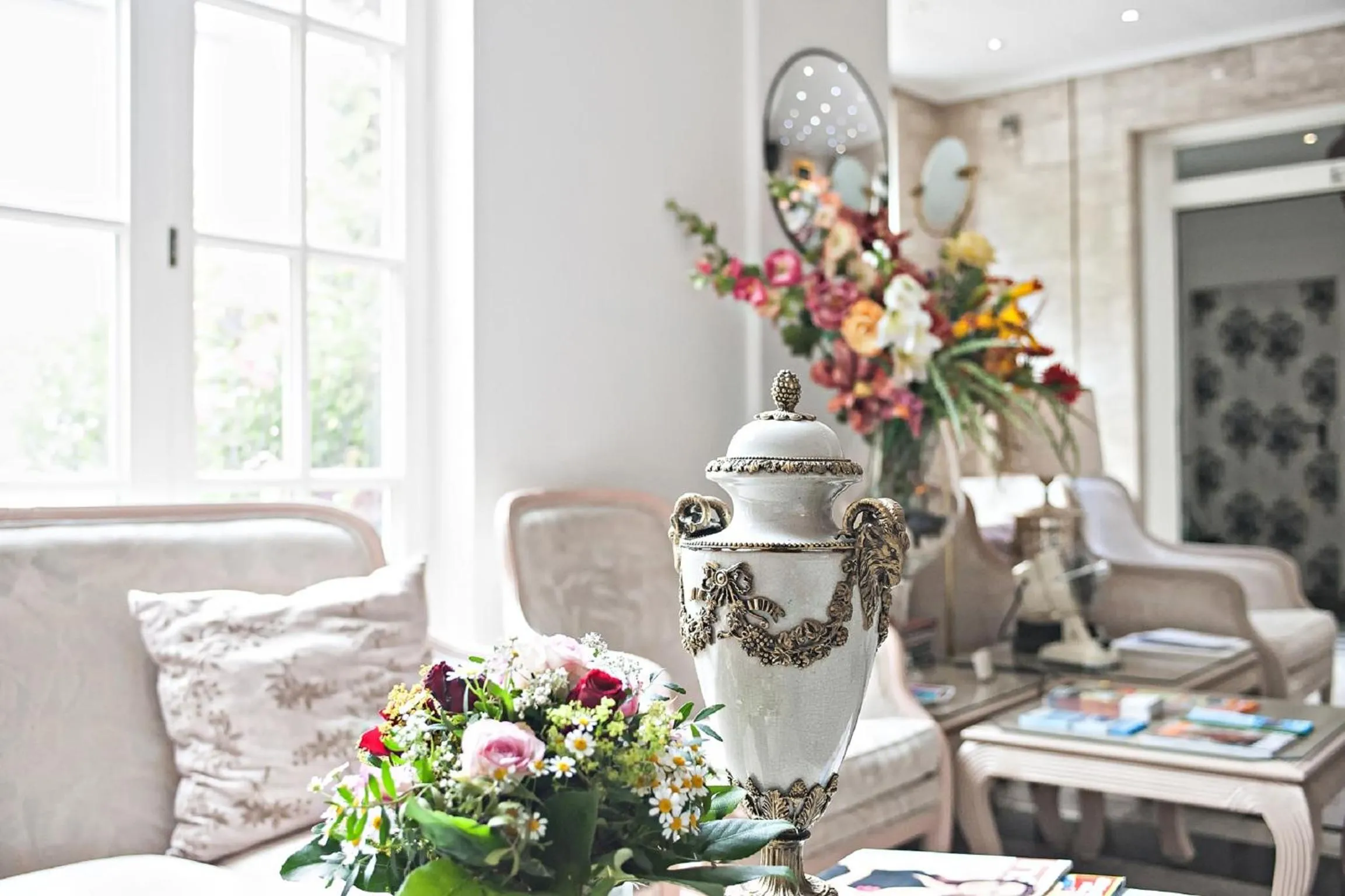 Decorative detail in Löwen Hotel